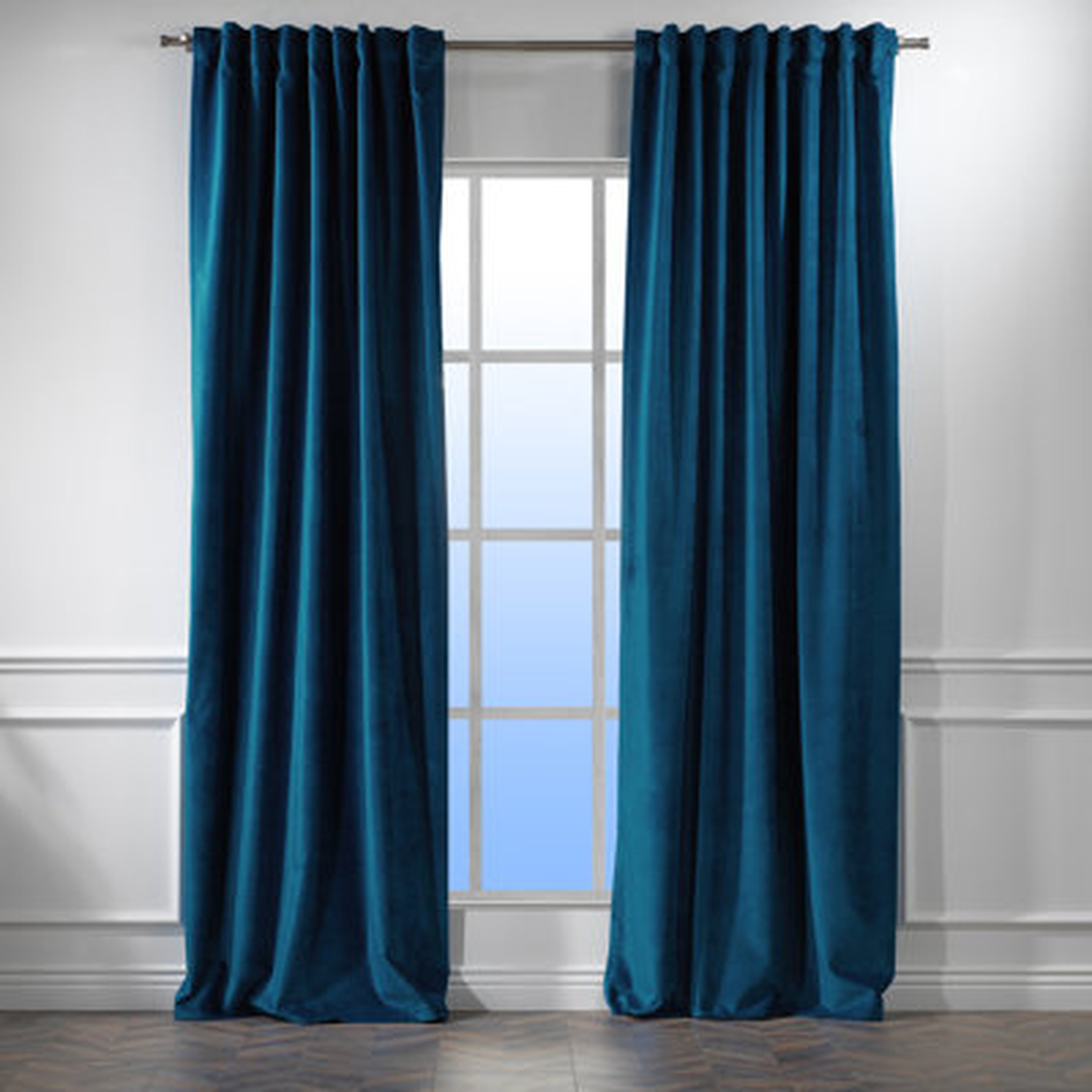 Matte Velvet Extra Wide x Extra Long Custom Made Decorative Double Panel - AllModern