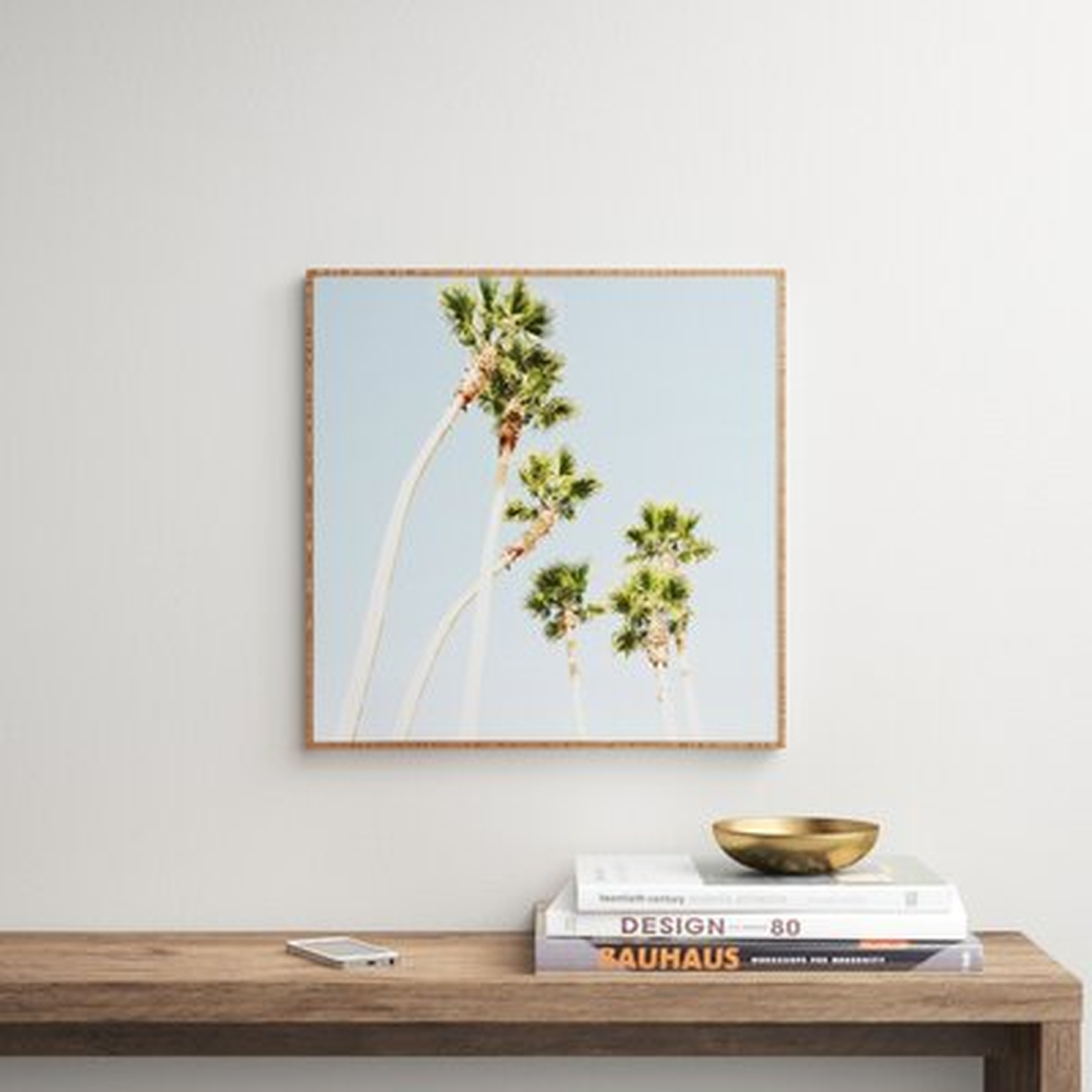 Beach Palms - Picture Frame Photograph Print on Paper - AllModern