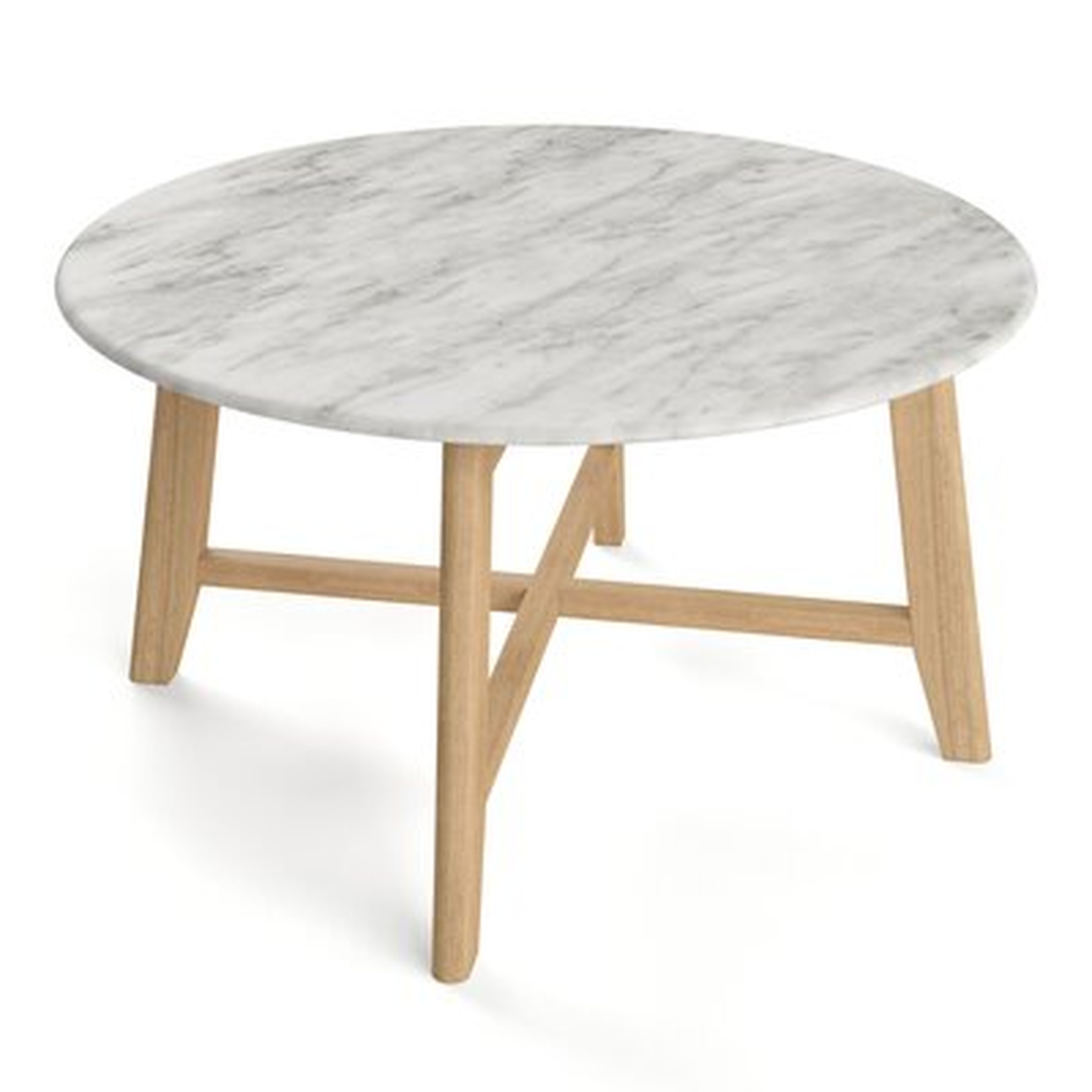 Serena Faux Marble Coffee Table - AllModern