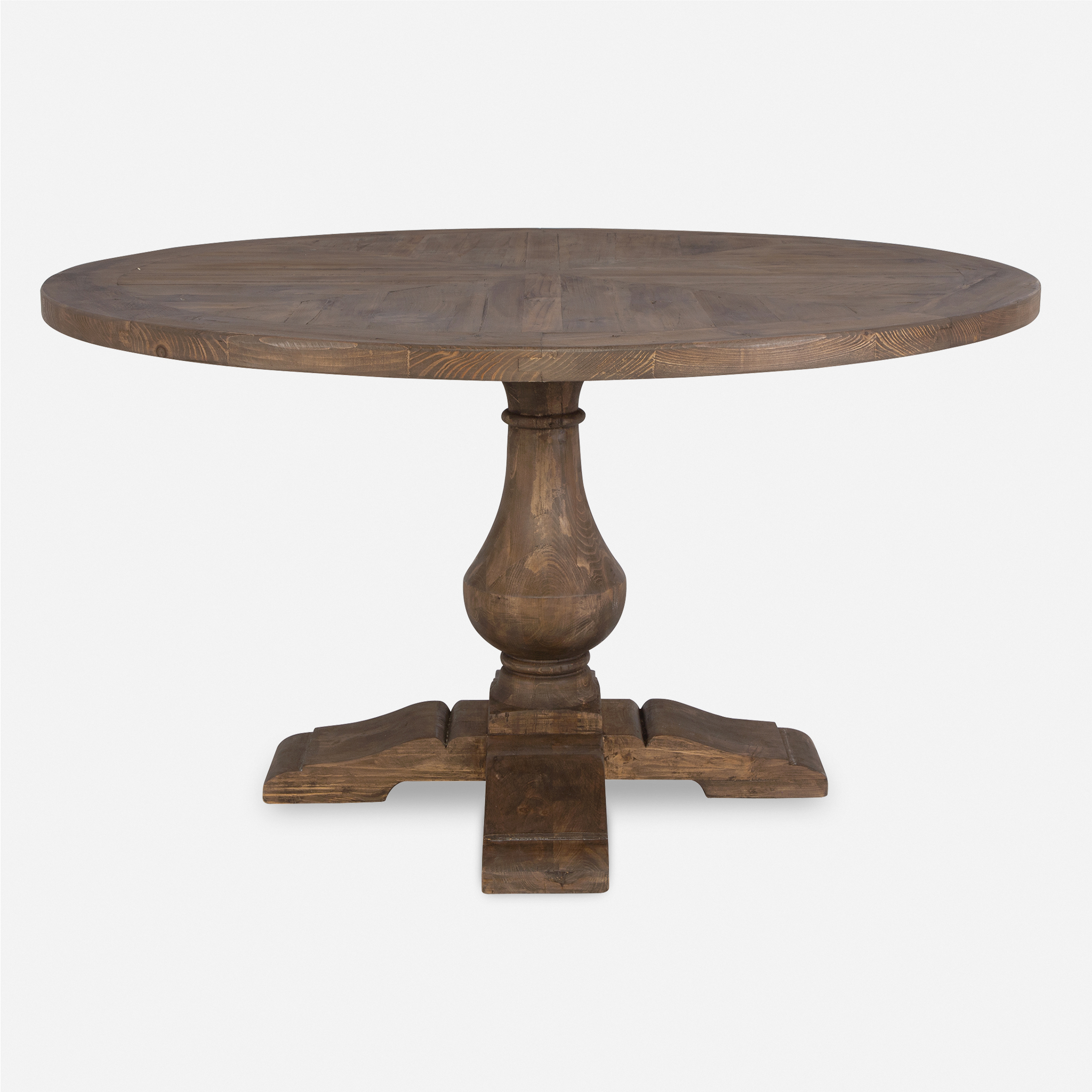 Stratford Wood Round Dining Table - Uttermost