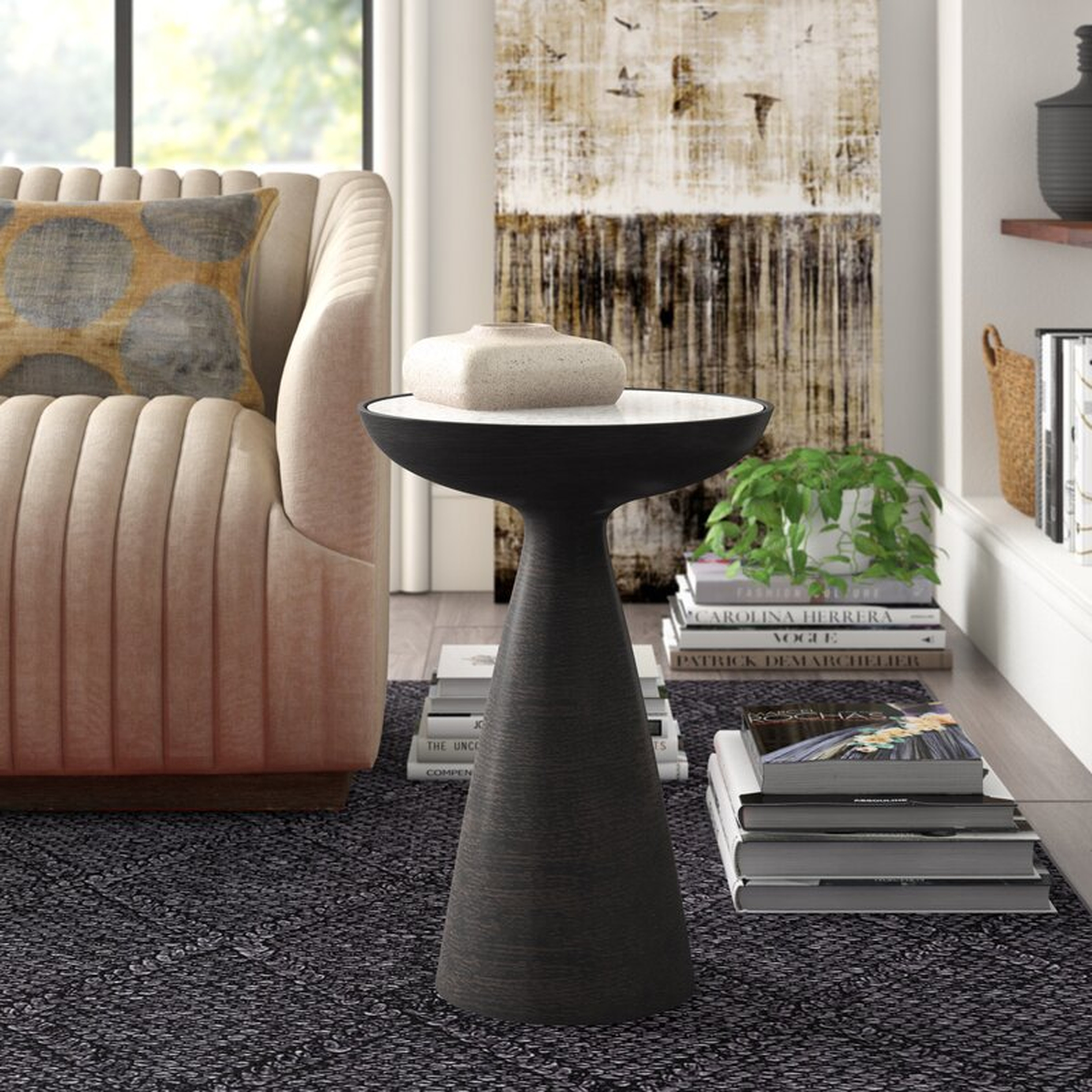 Four Hands Marlow Mod Pedestal End Table - Perigold