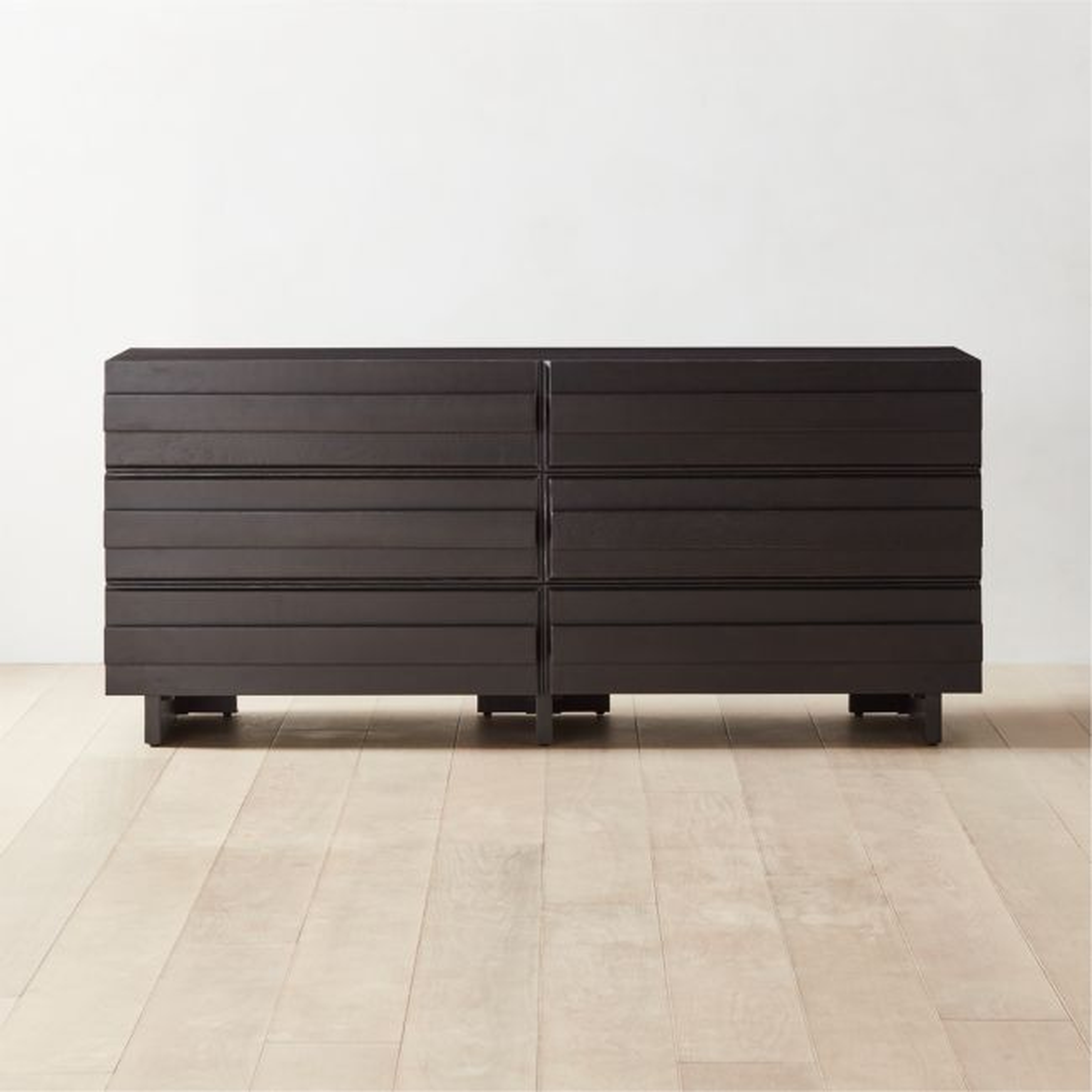 Seacliff Low 6-Drawer Oak Dresser - CB2