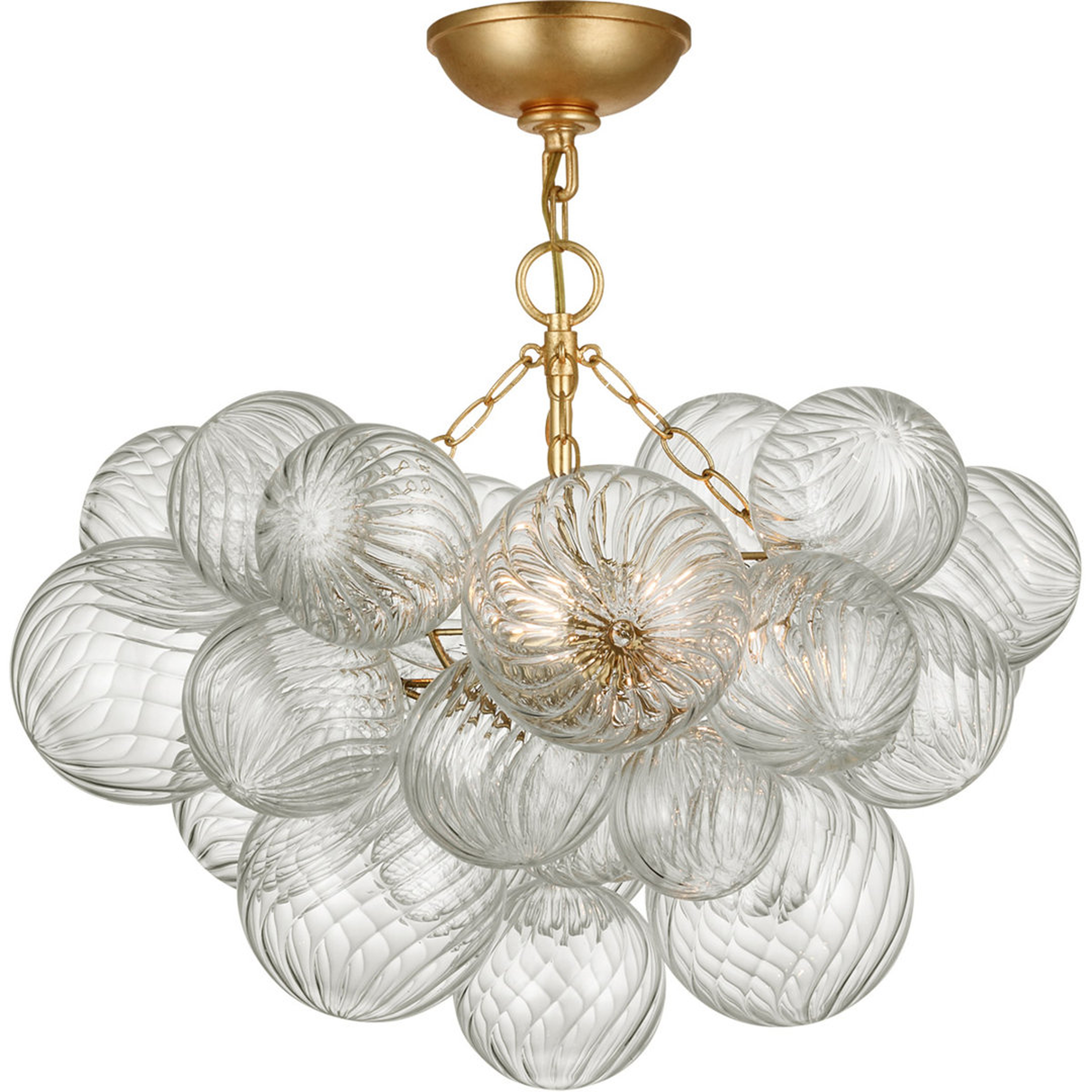 Visual Comfort Signature Julie Neill Talia Small Semi-Flush Mount - Perigold