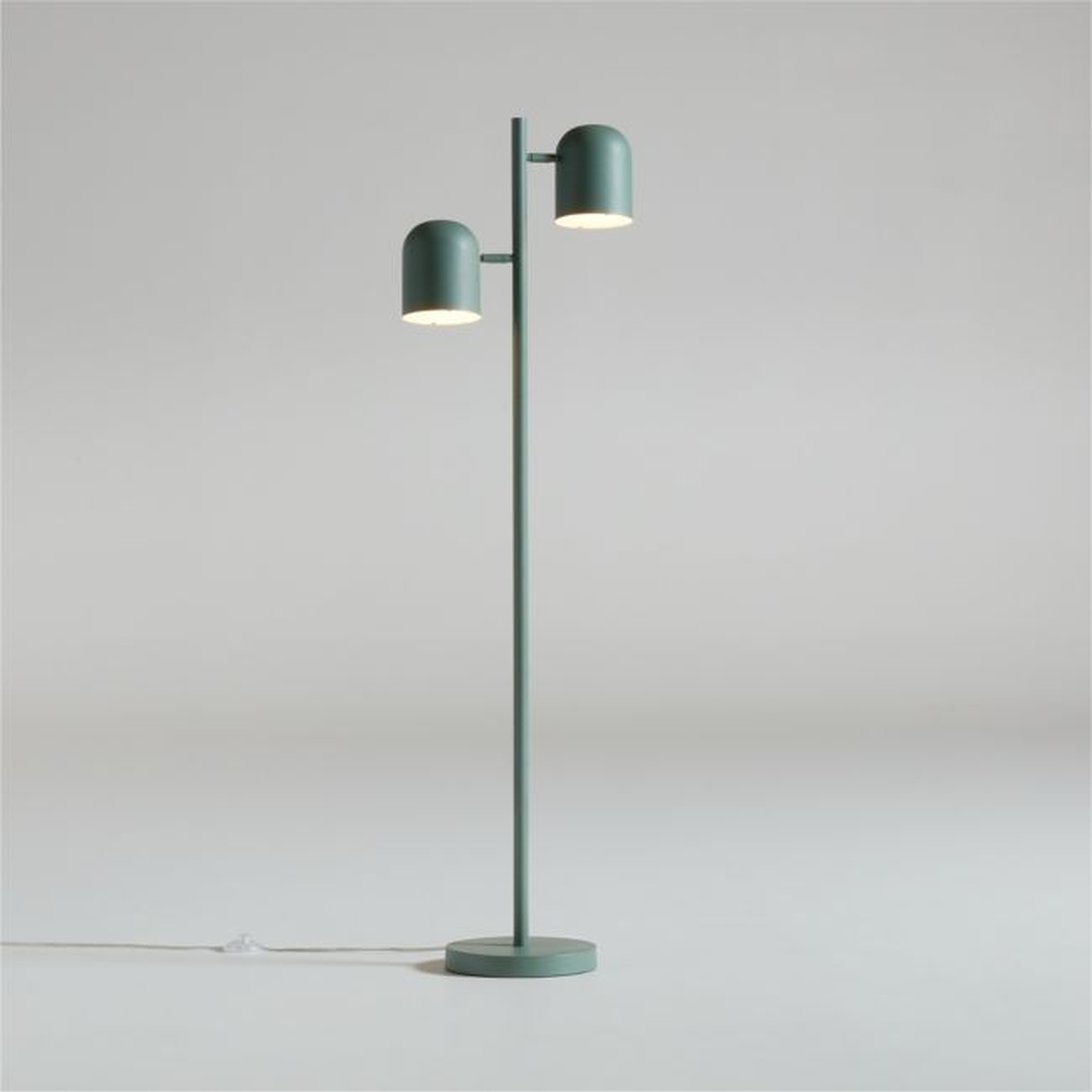 Thorne Green Metal Dual-Head Floor Lamp - Crate & Kids