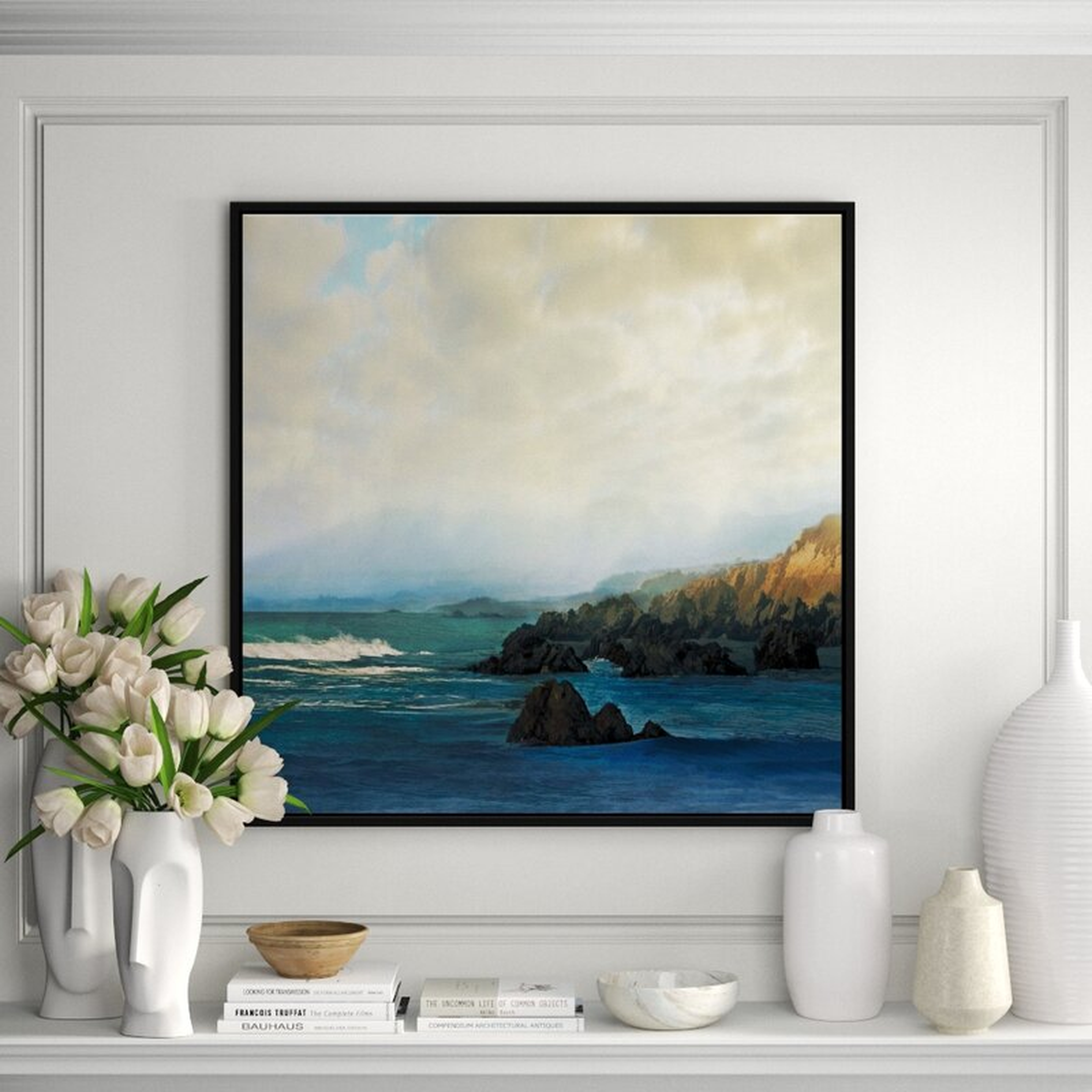 JBass Grand Gallery Collection 'Distant Horizons' Framed Print on Canvas - Perigold