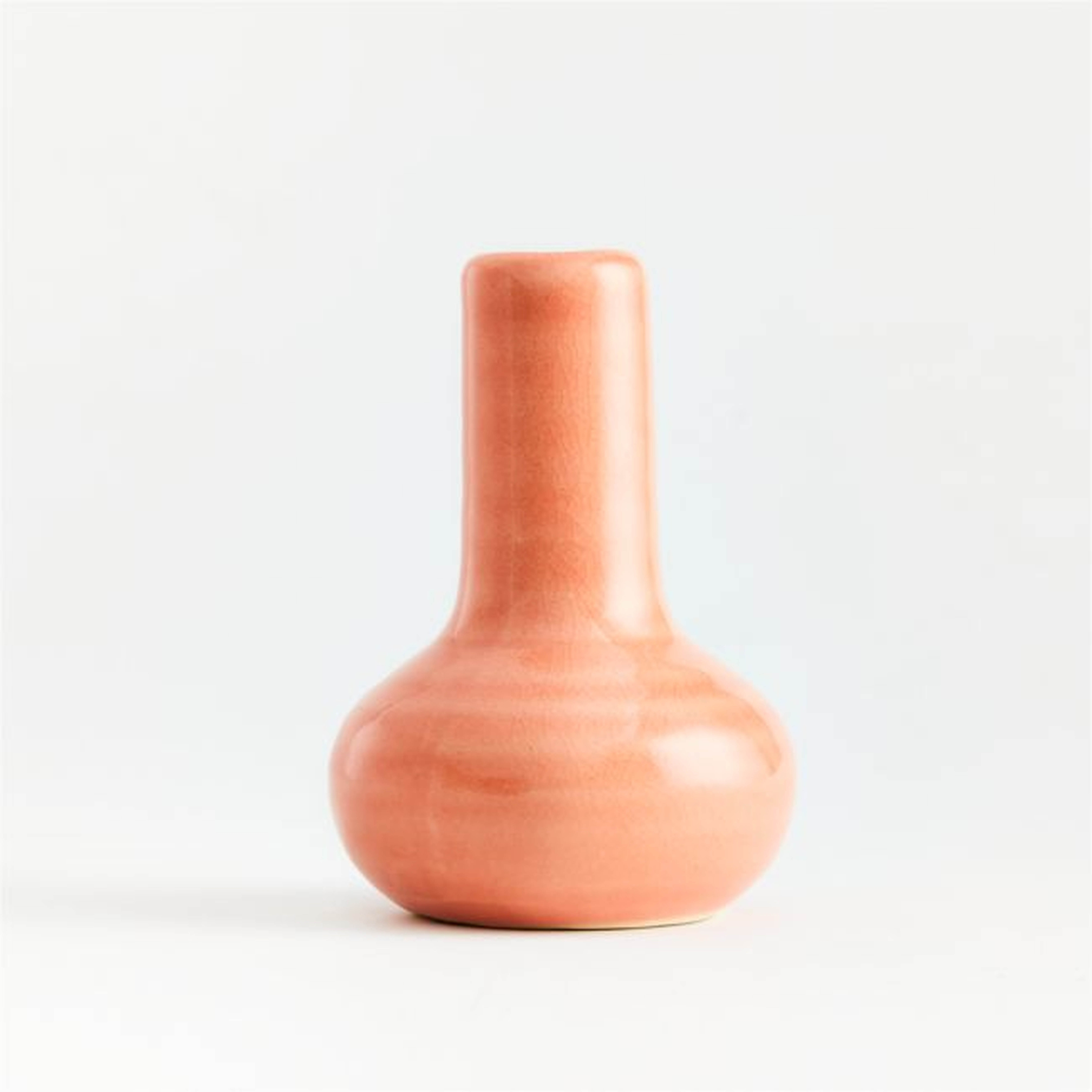 Patine Peach Bud Vase - Crate and Barrel