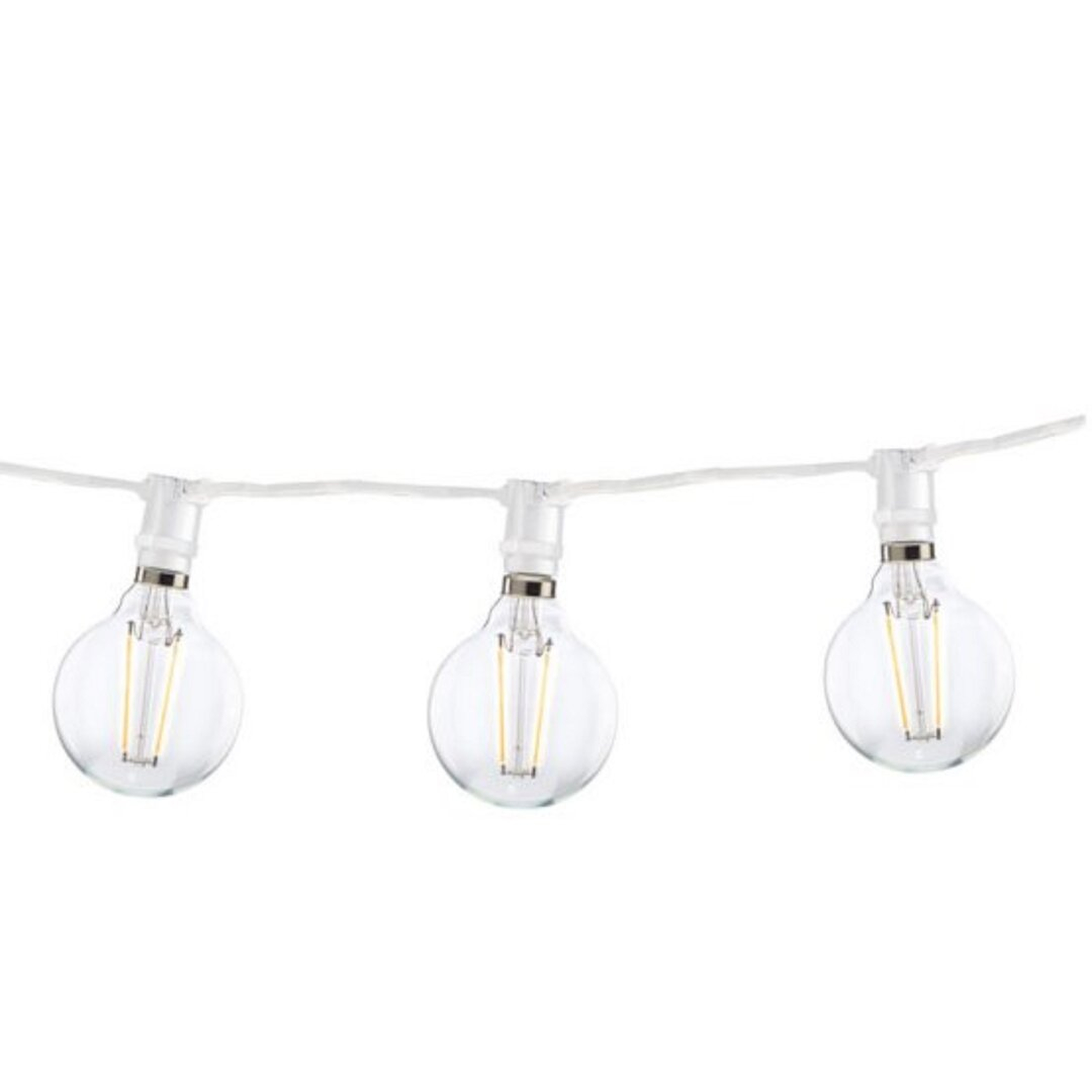 "Bulbrite Industries 15-Light Globe String Lights" - Perigold