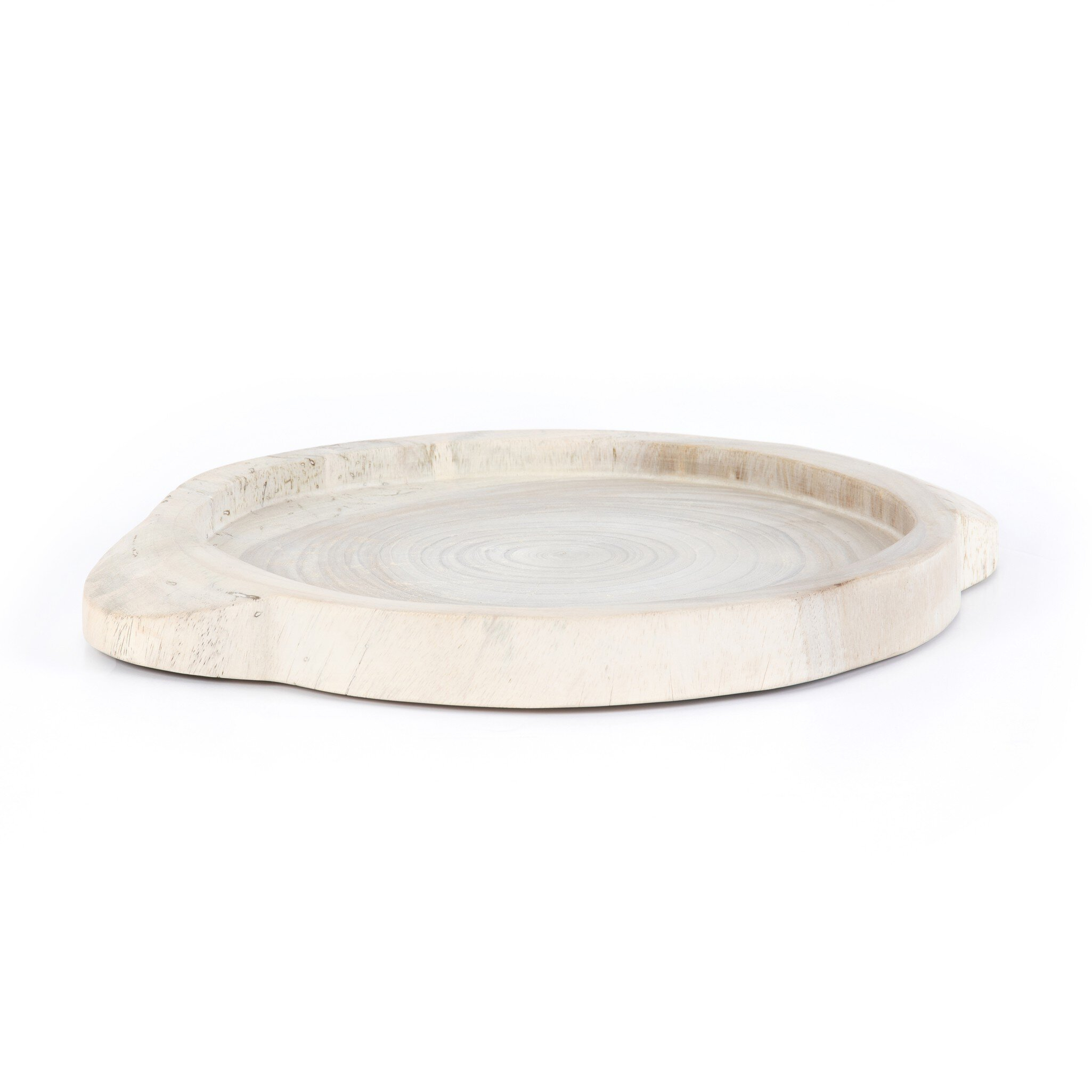 Tadeo Round Tray - Ivory - Four Hands