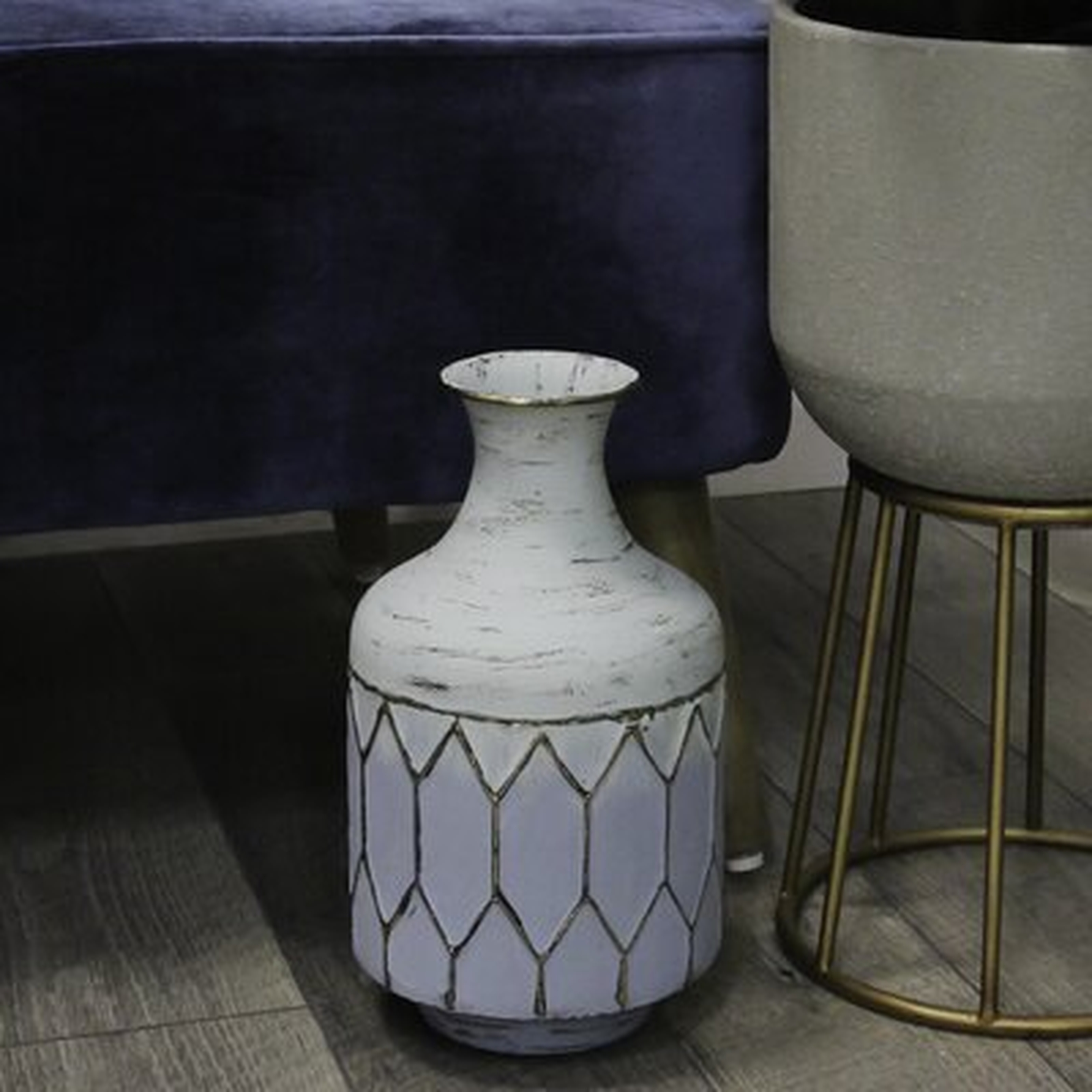 Atwells Metal Table Vase - Wayfair