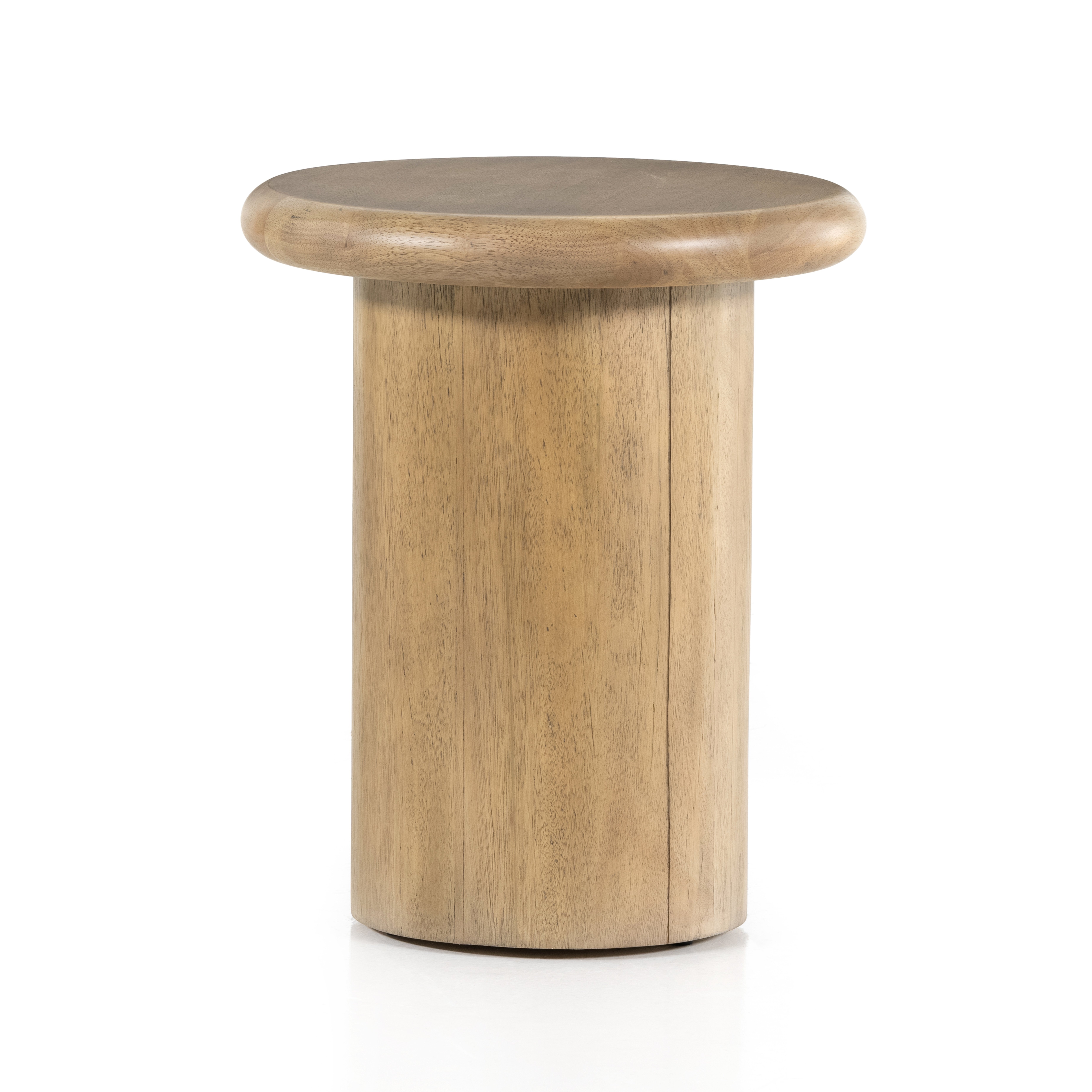 Zach End Table-Burnished Parawood - Four Hands