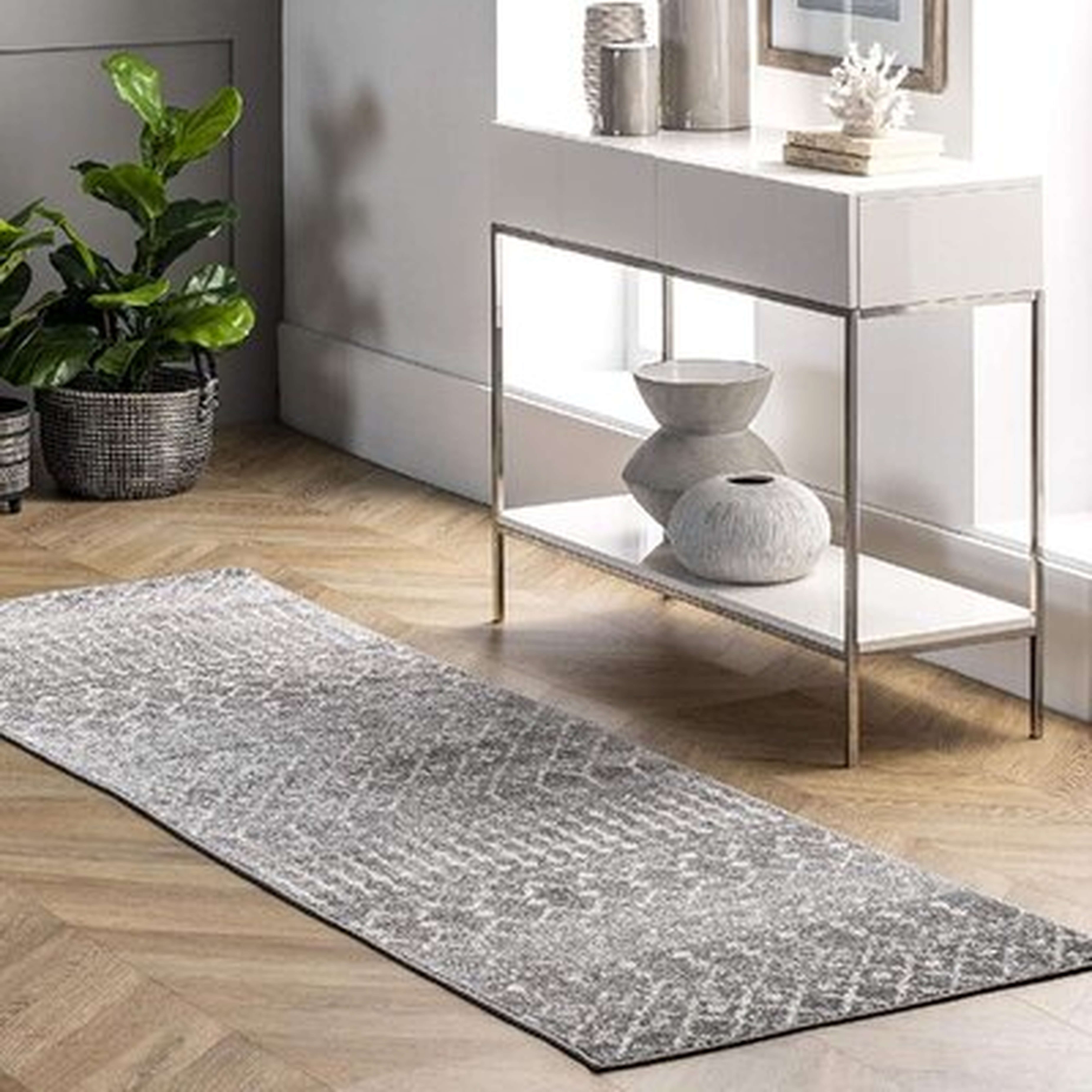 Moroccan Blythe Runner Rug, 2' X 6' - Wayfair