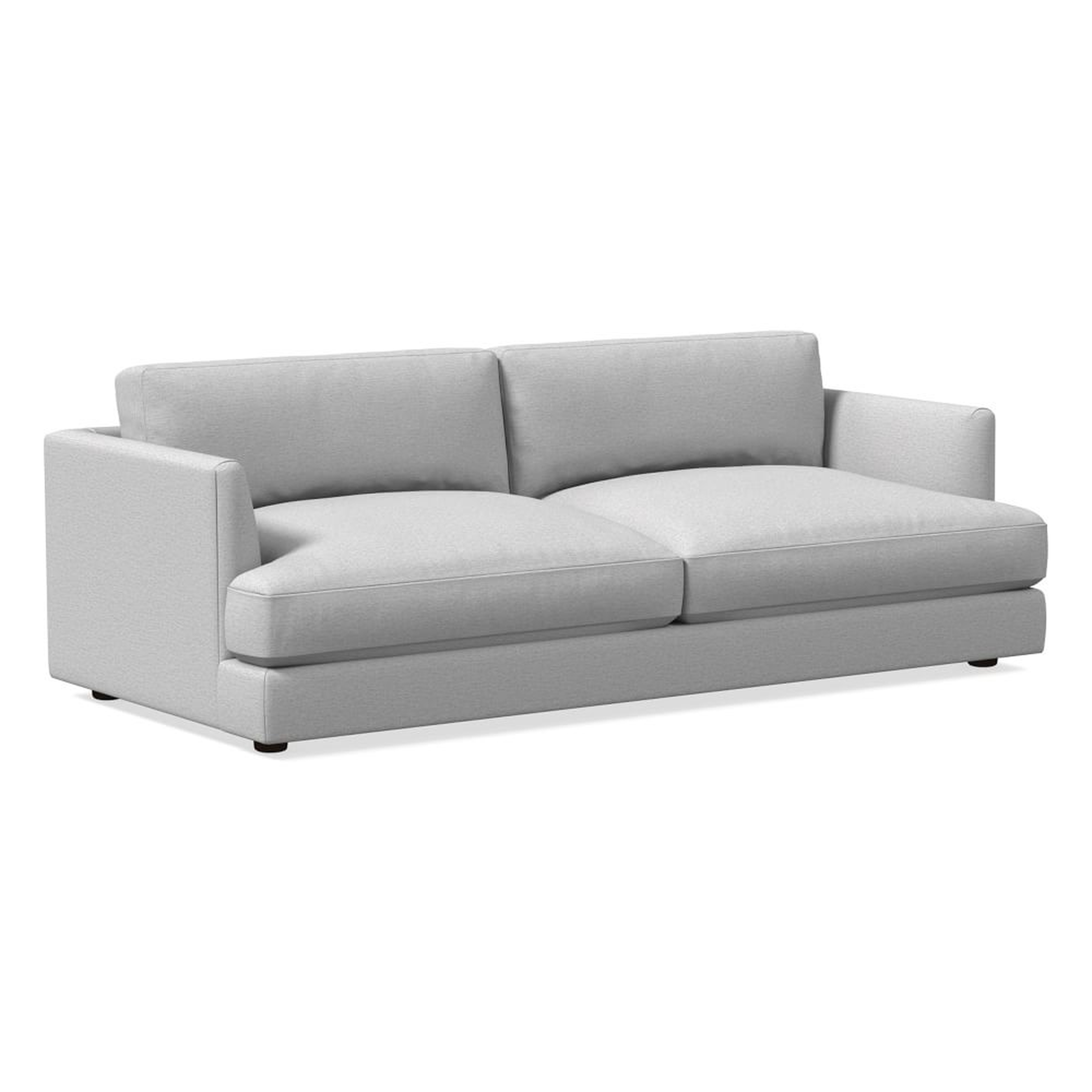 Haven 108" Multi-Seat Sofa, Standard Depth, Twill, Frost Gray - West Elm