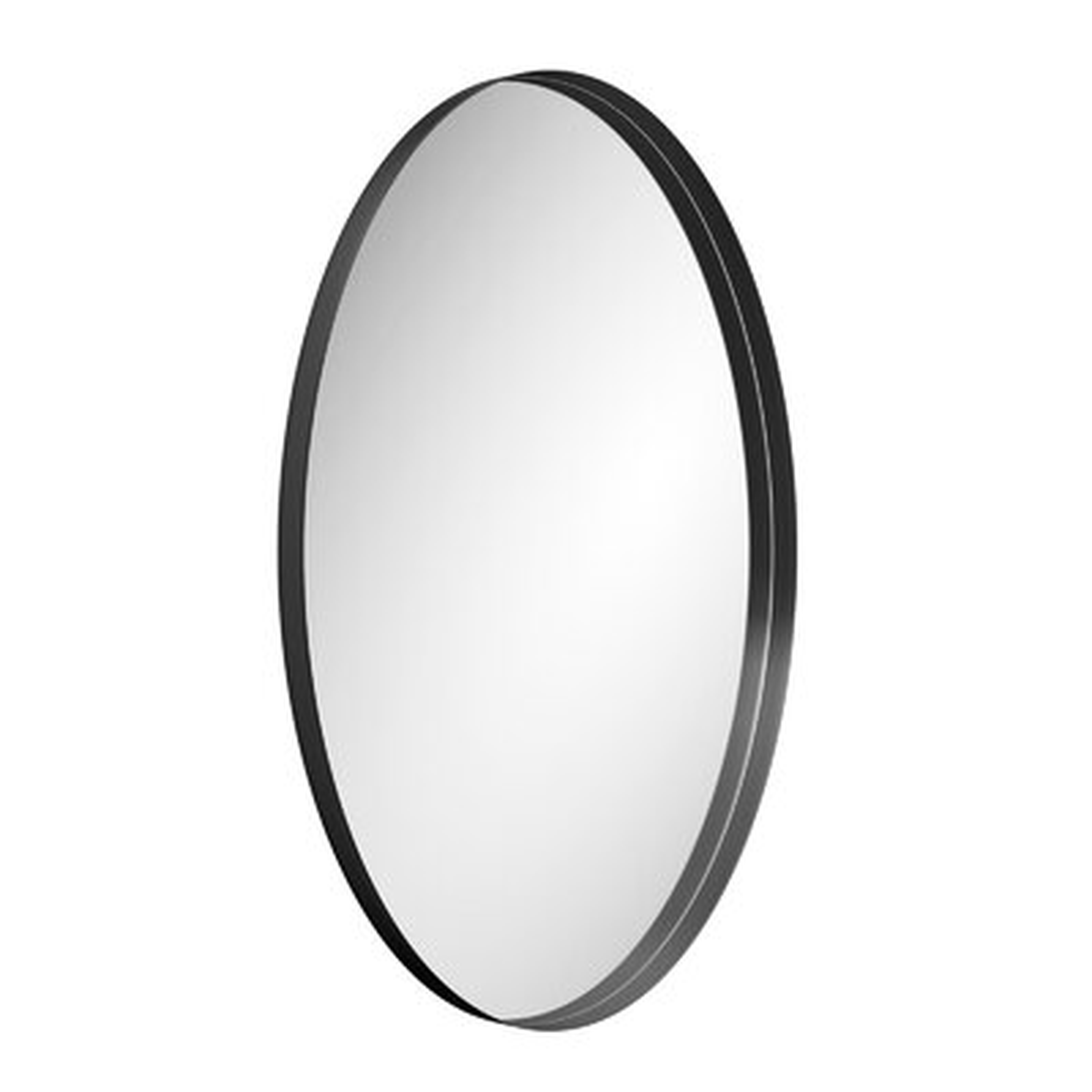 Metal Oval Wall Mirror Gorgeous Bathroom Mirror Bedroom Large Makeup Mirror - Wayfair