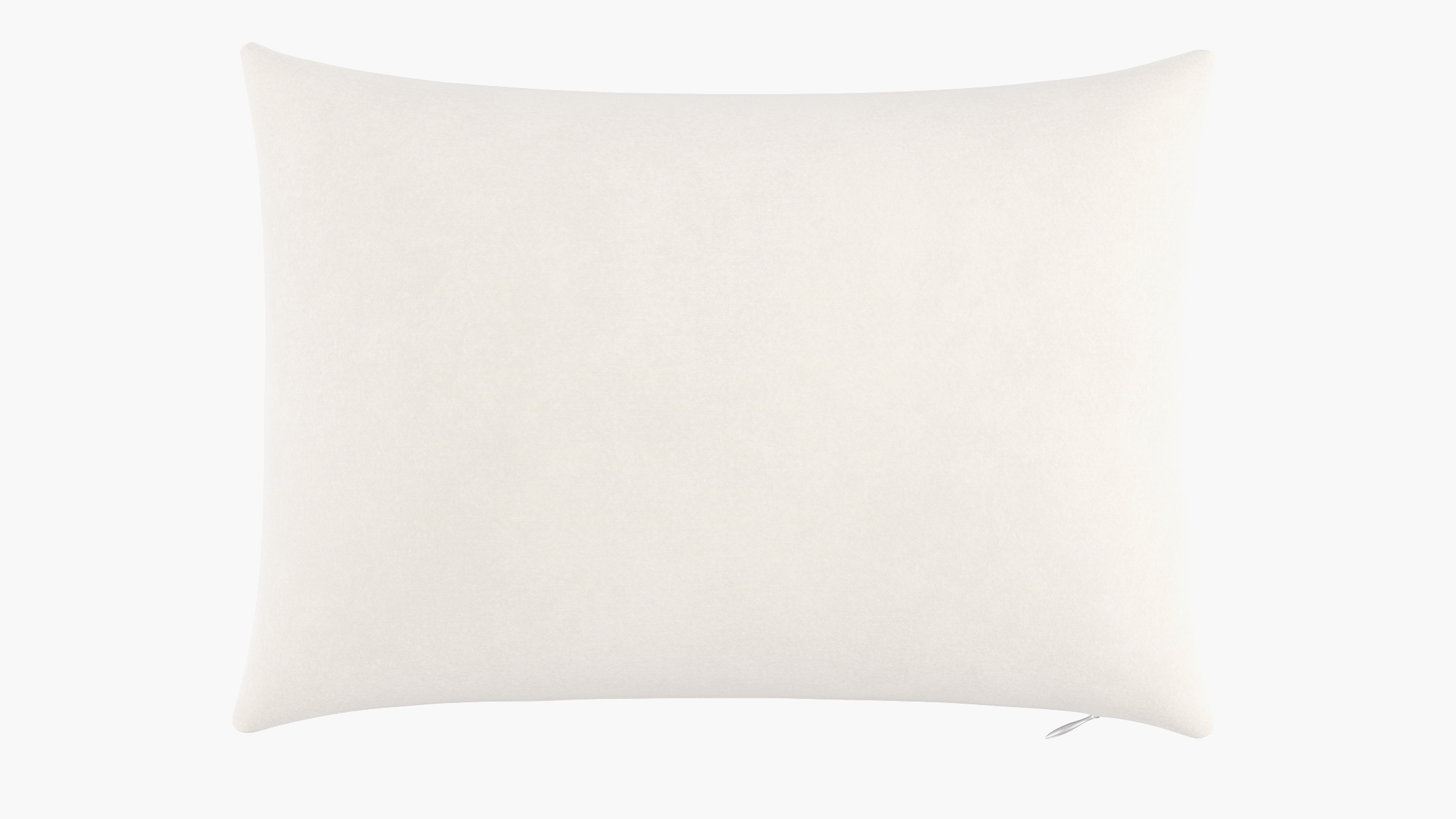 Throw Pillow 14" x 20", White Classic Velvet, 14" x 20" - The Inside