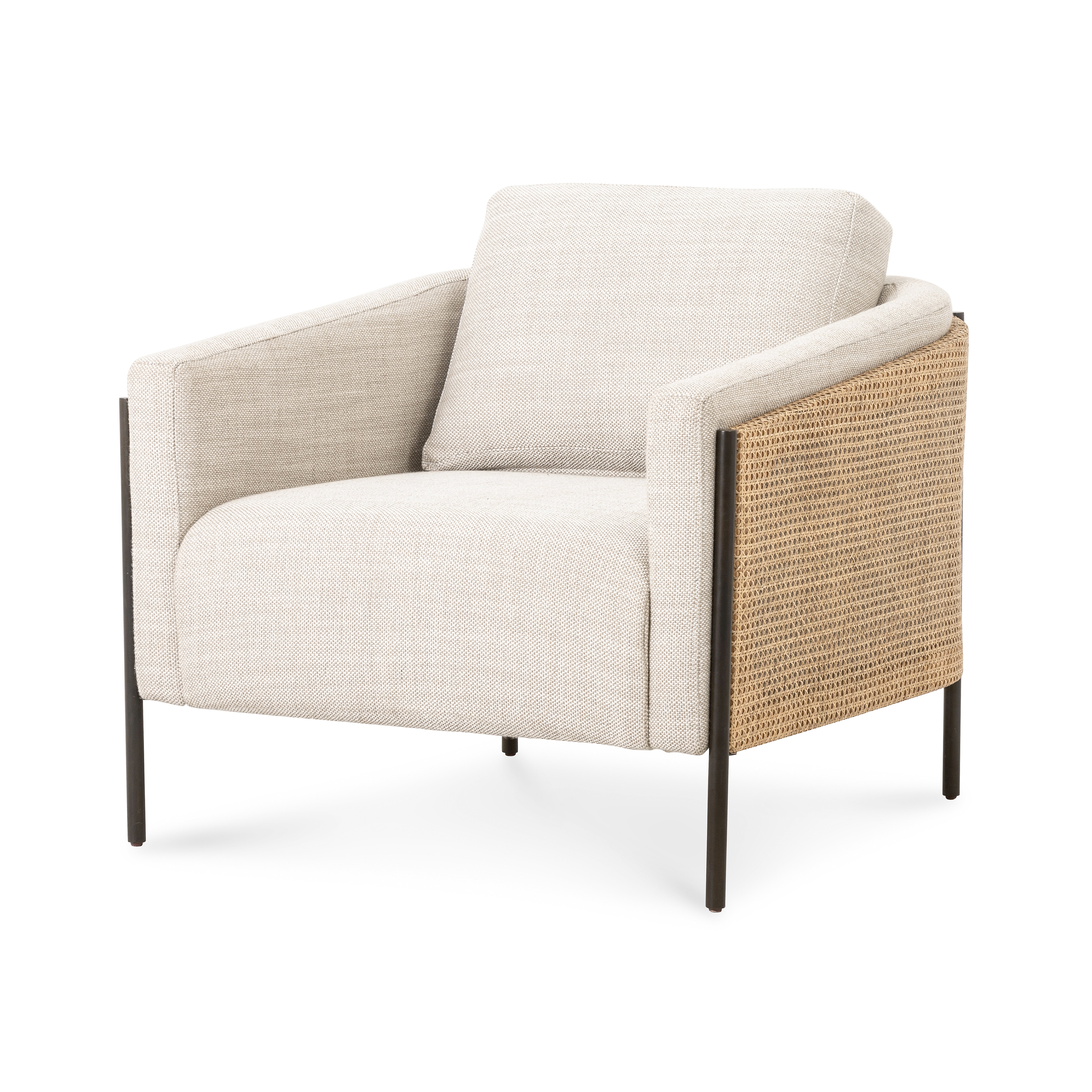 Jayda Chair-Gable Taupe - Four Hands