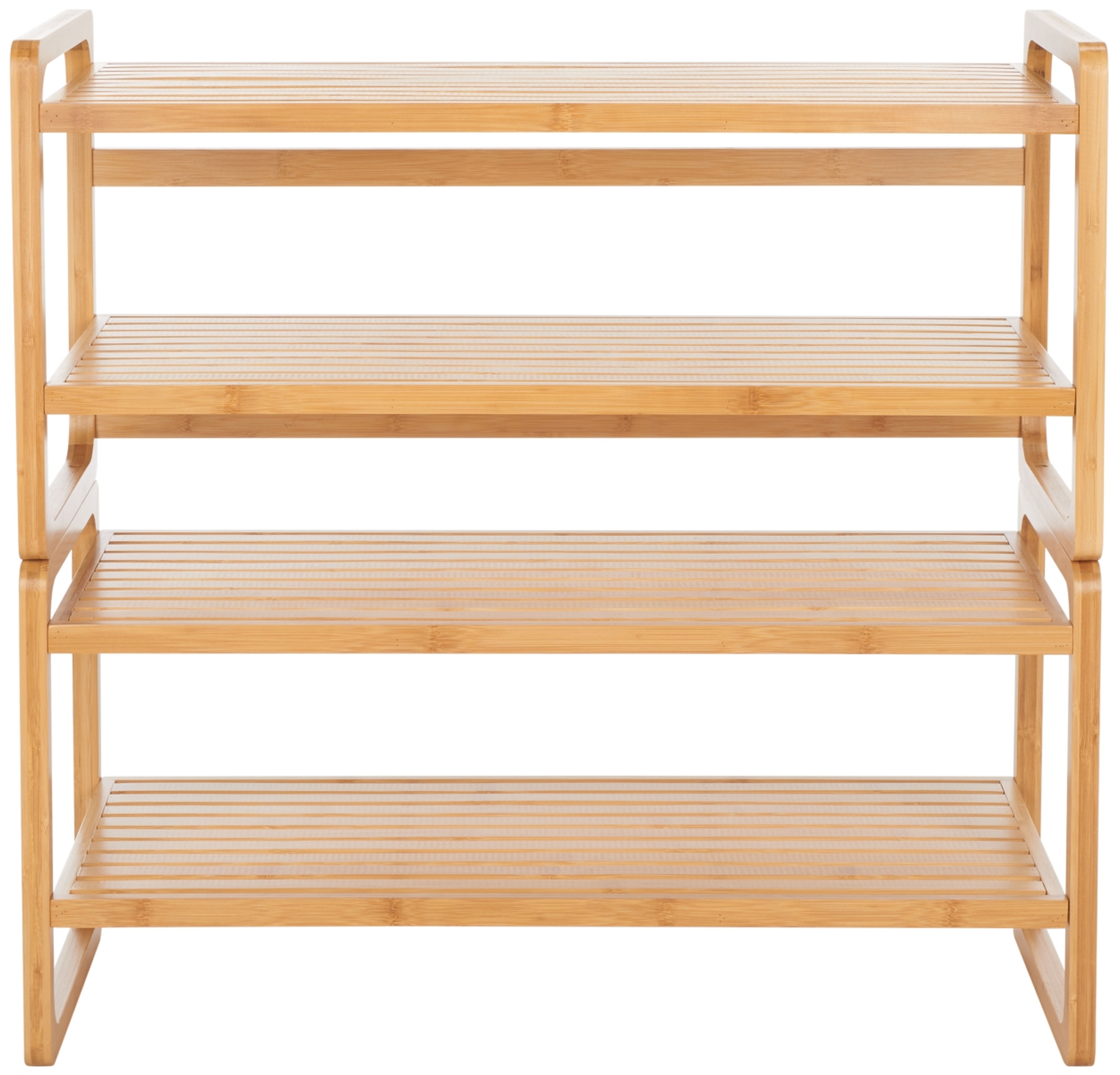 Vallis Shoe Rack - Natural - Safavieh - Safavieh