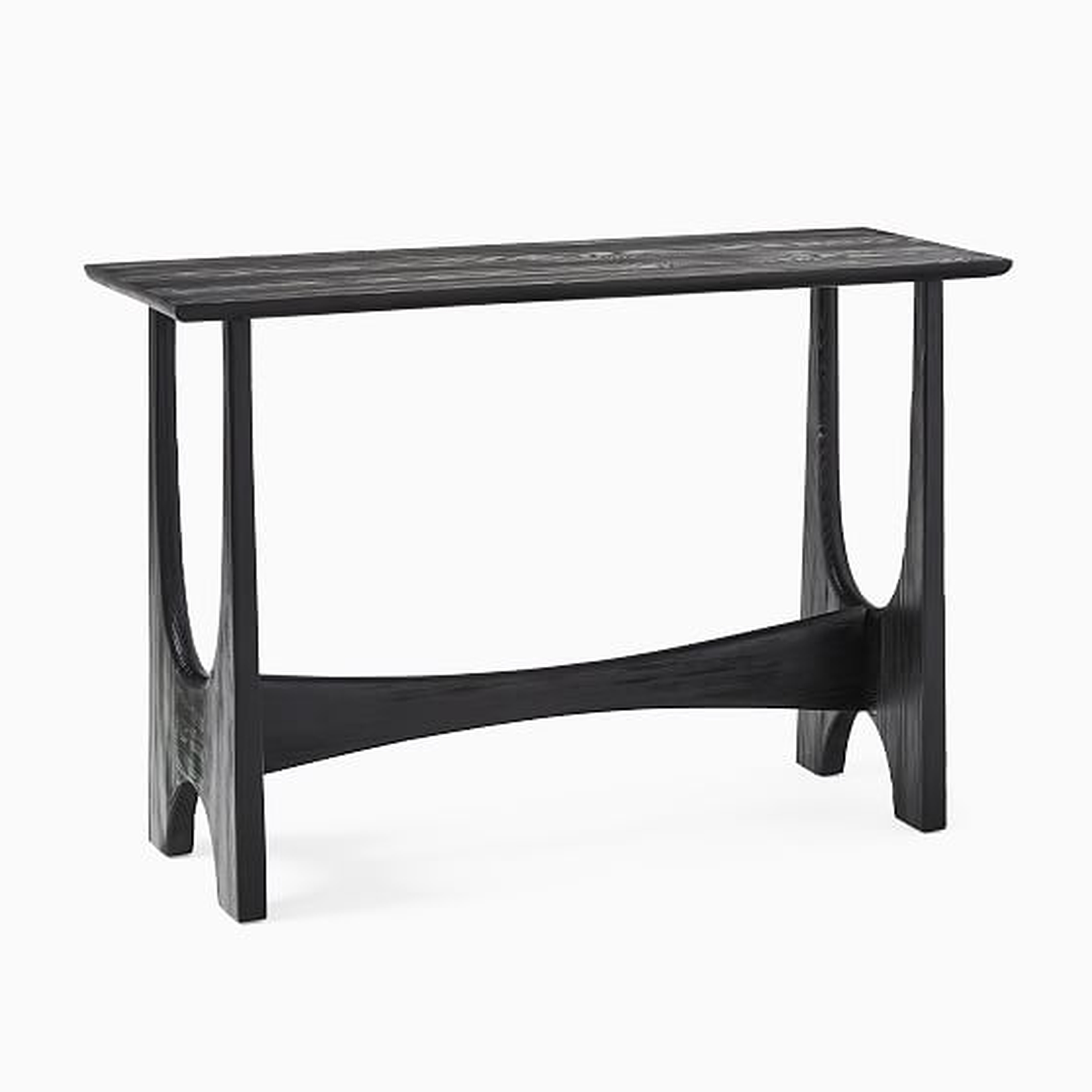 Tanner Solid Wood Collection Black Hemlock Console Table - West Elm