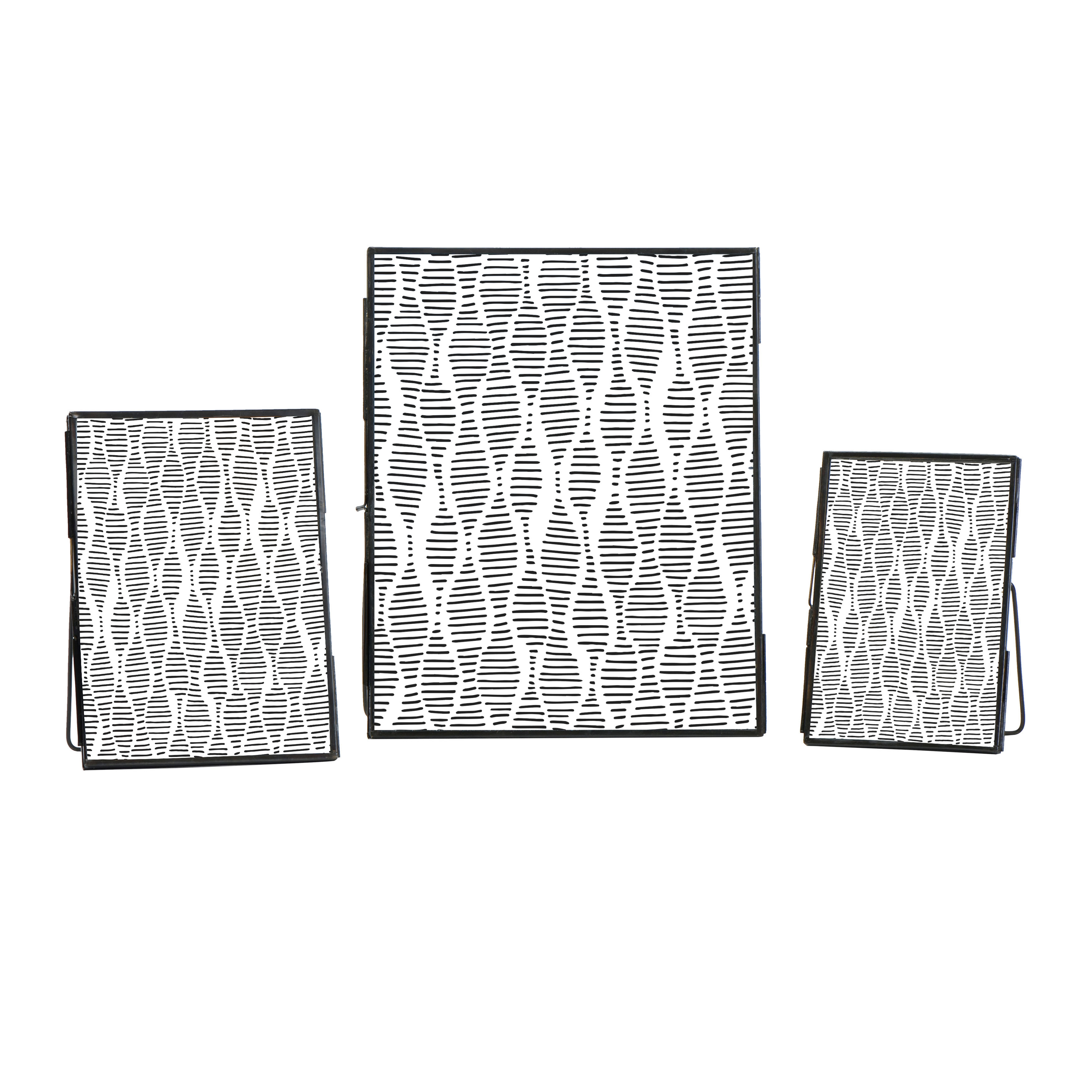 Metal Framed Photo Frames, Set of 3 - Creative Co-Op