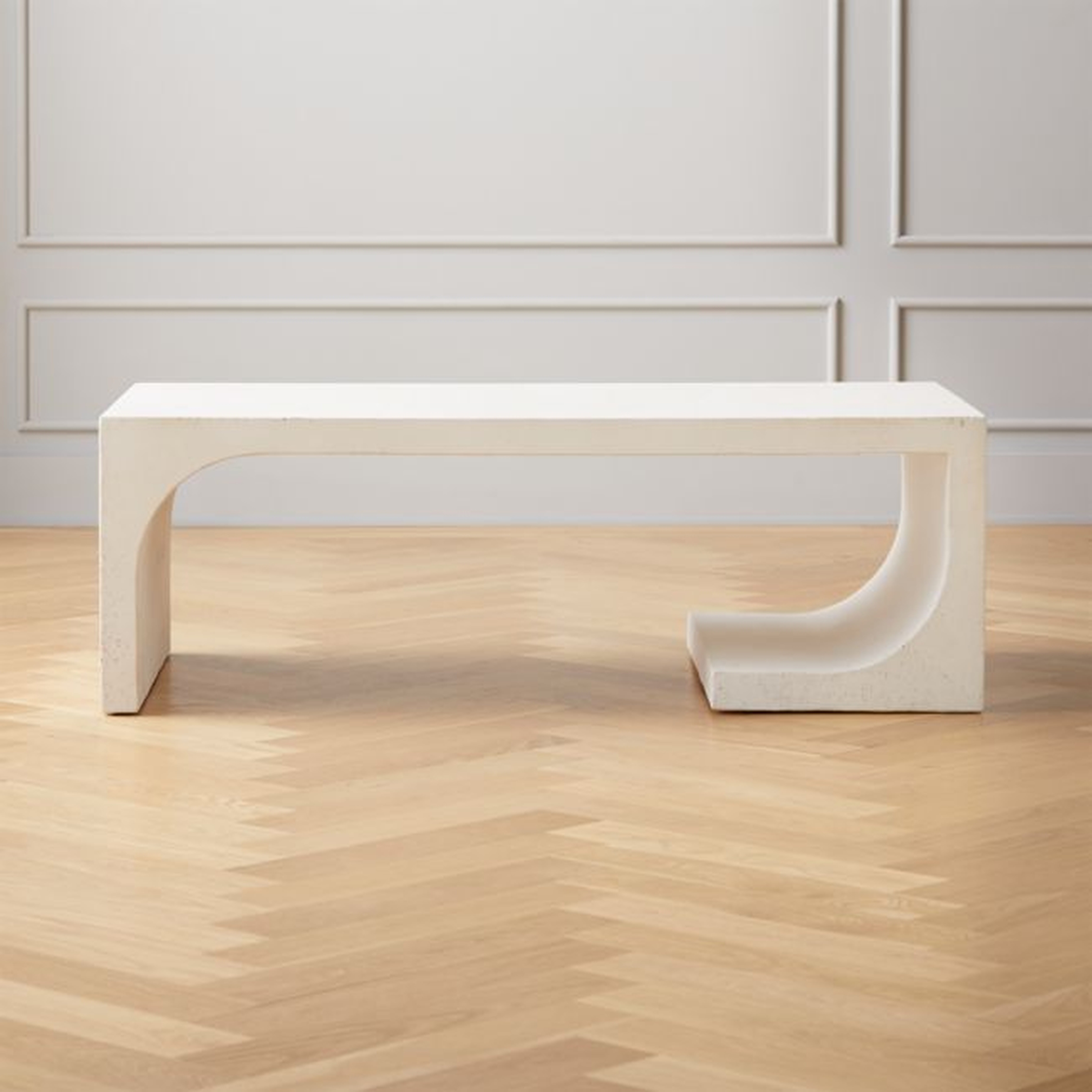 Slope Cement Coffee Table - CB2