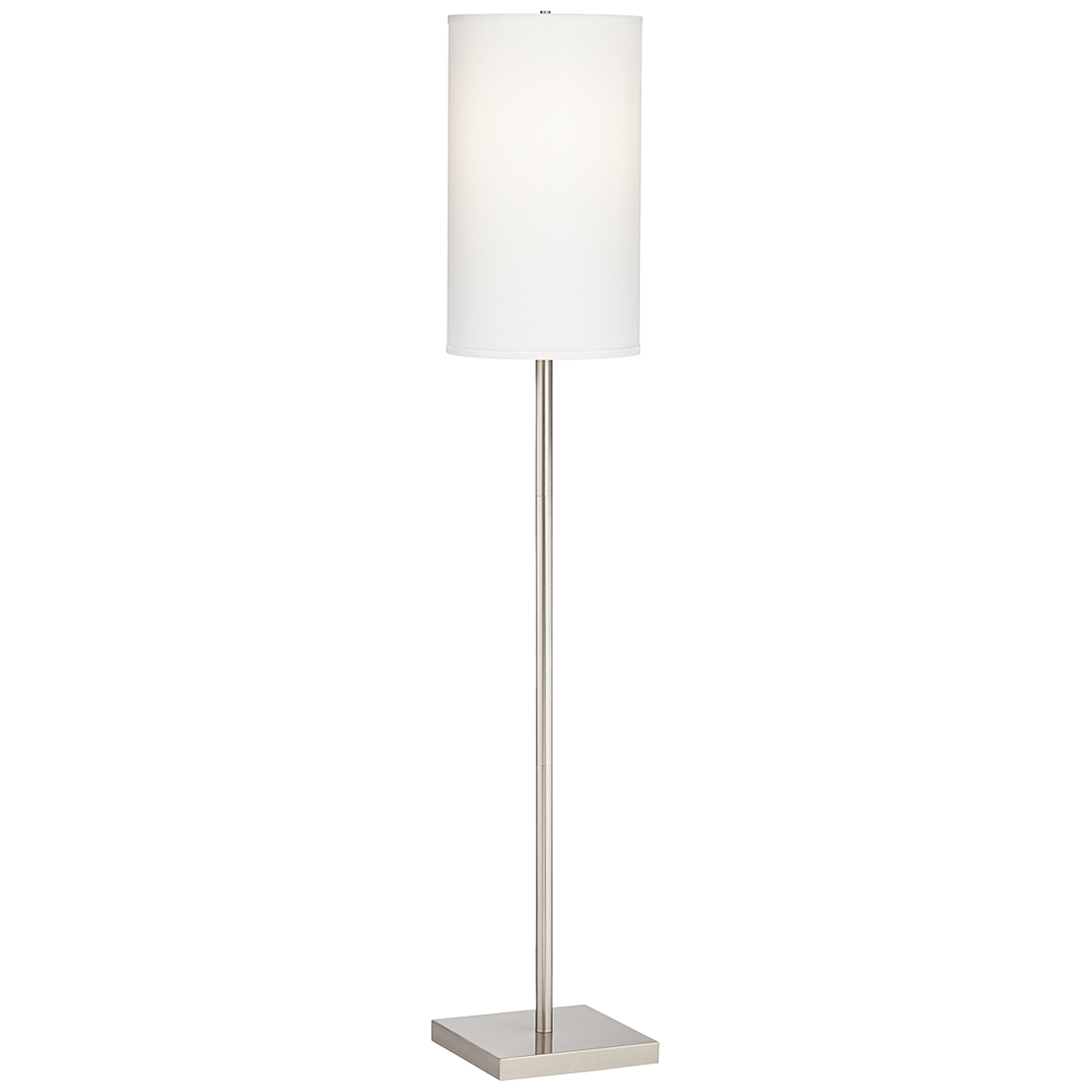 Coverly Brushed Nickel Floor Lamp - Style # 85A98 - Lamps Plus