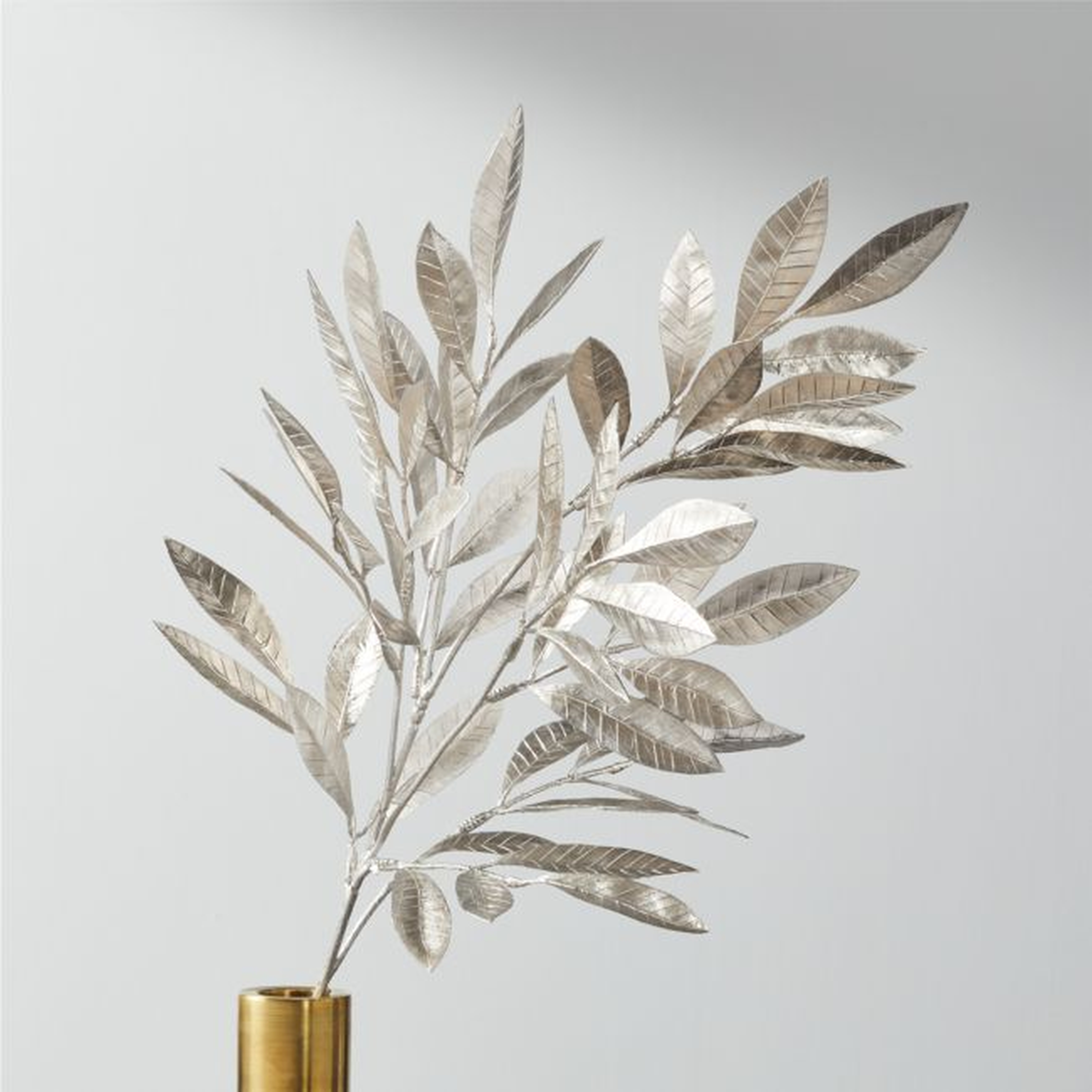 Faux Champagne Bay Leaf Stem 30" - CB2