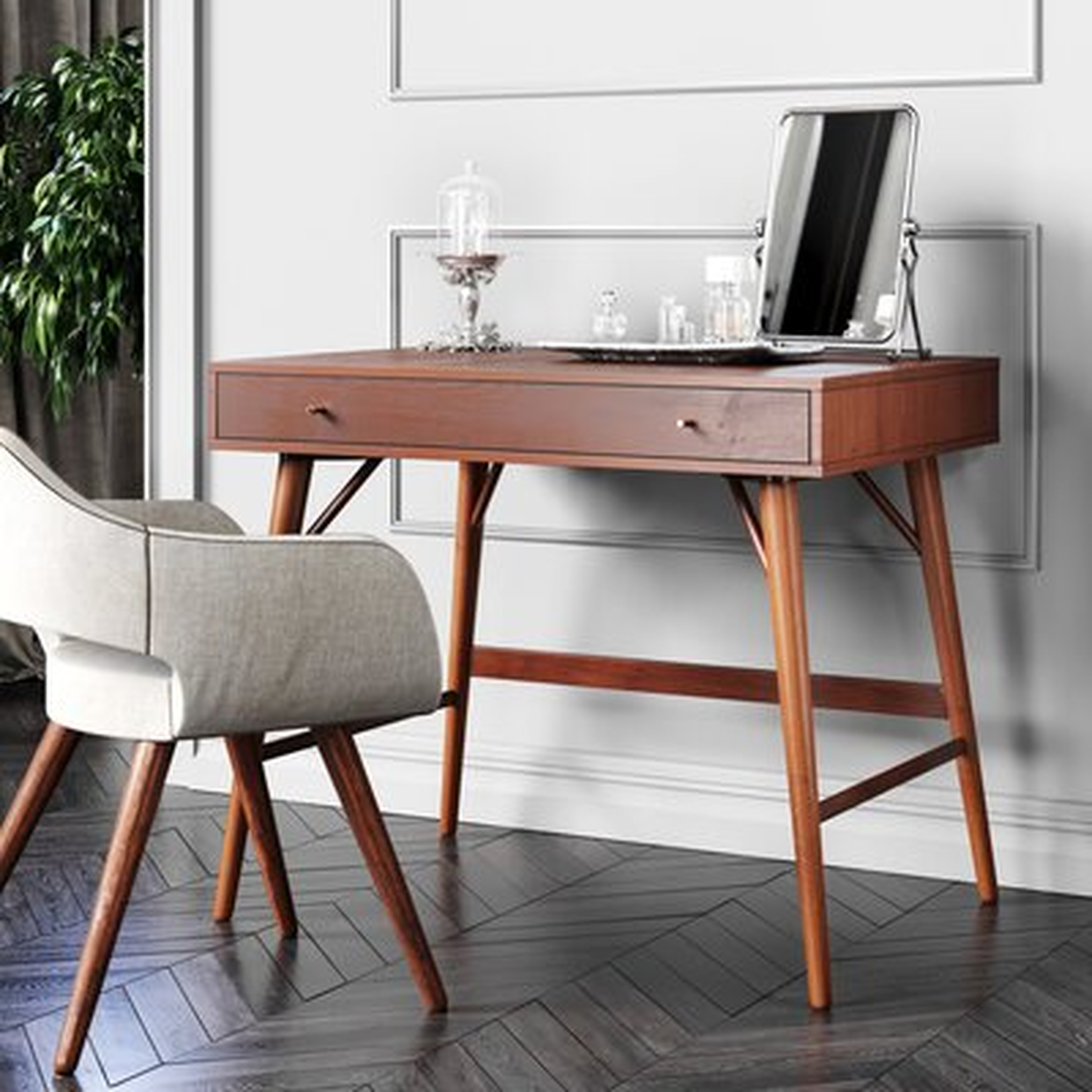Lundquist Solid Wood Desk - Wayfair