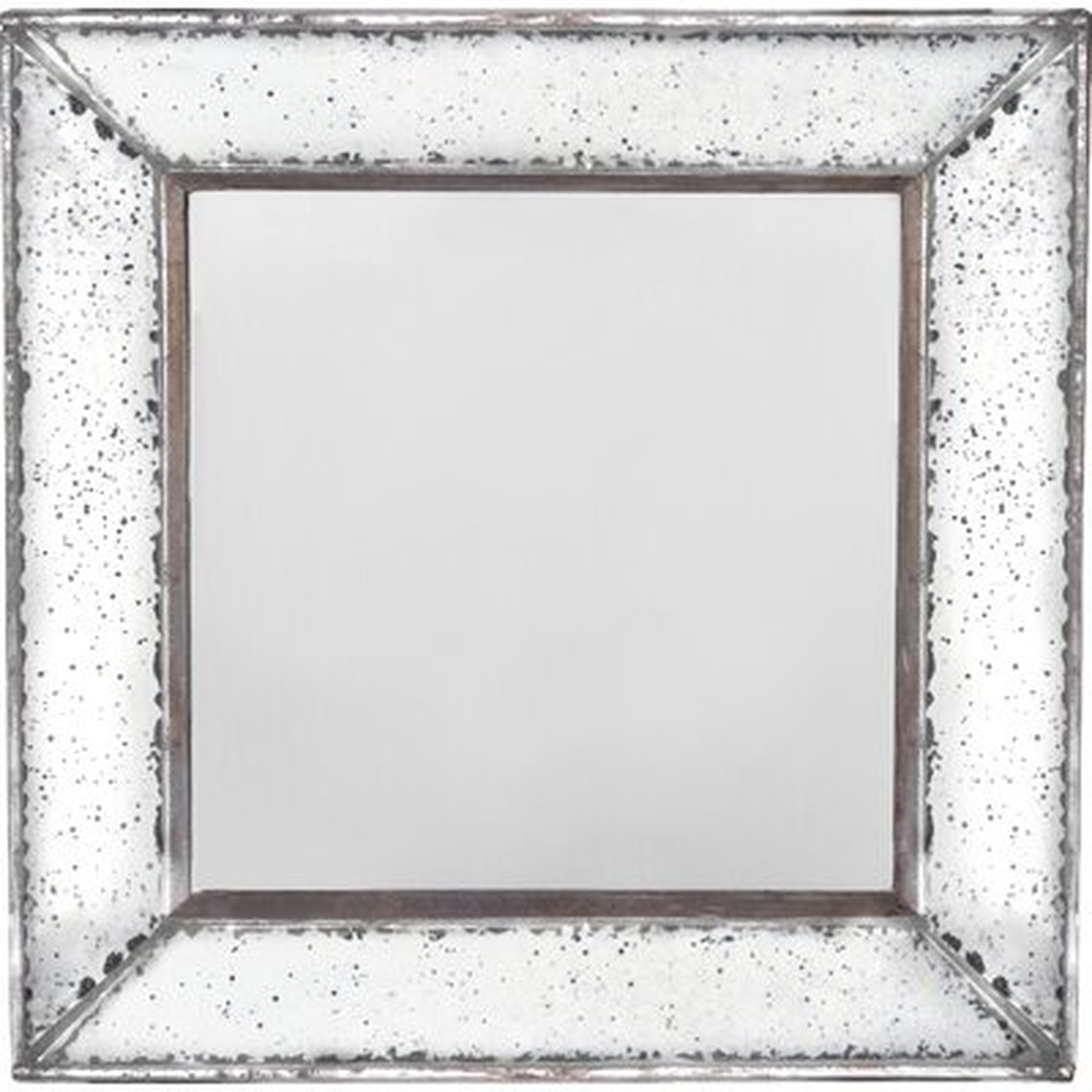 Traditional Square Glass Wall Mirror - Wayfair