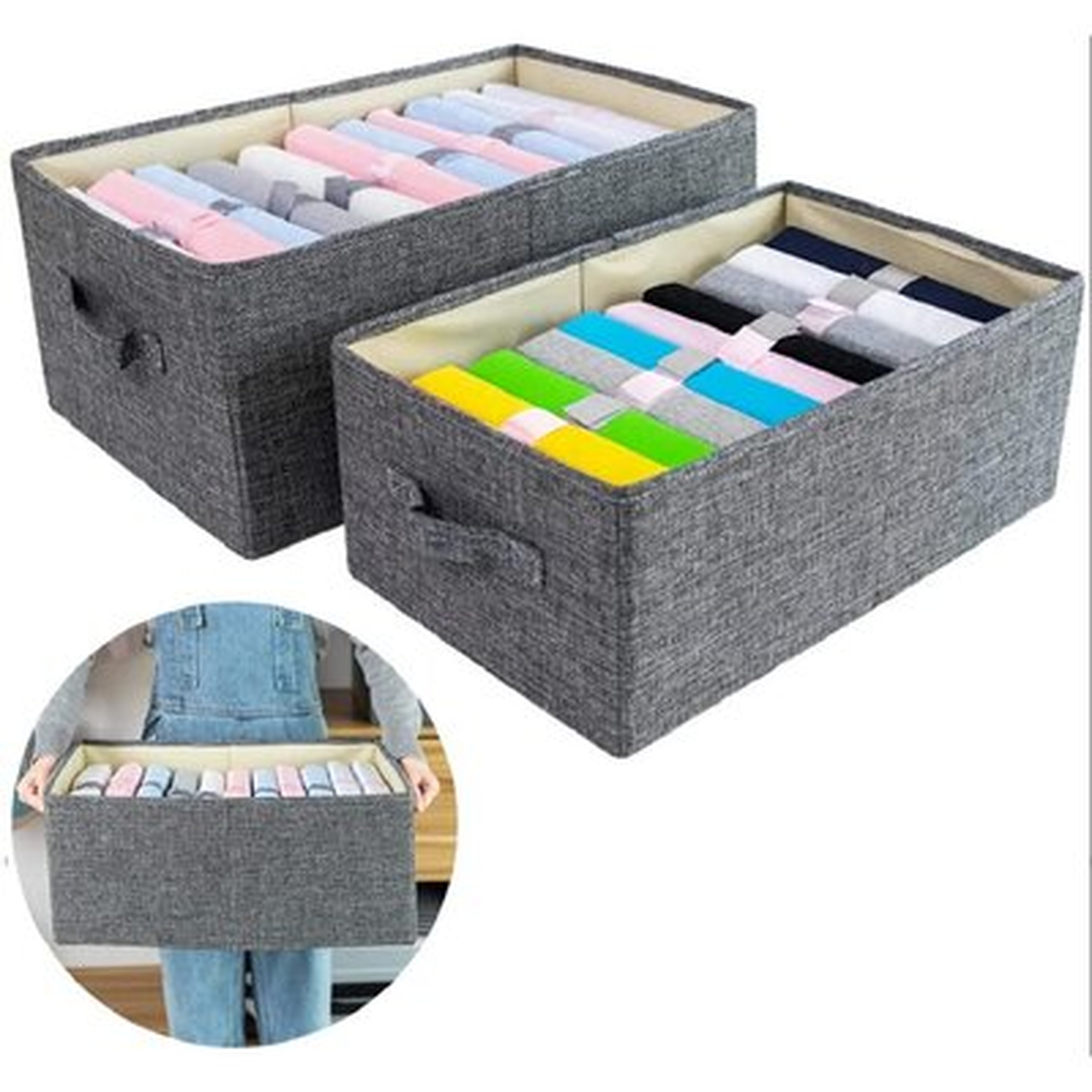 Clothing Storage Bins, Foldable Storage Bins - Wayfair