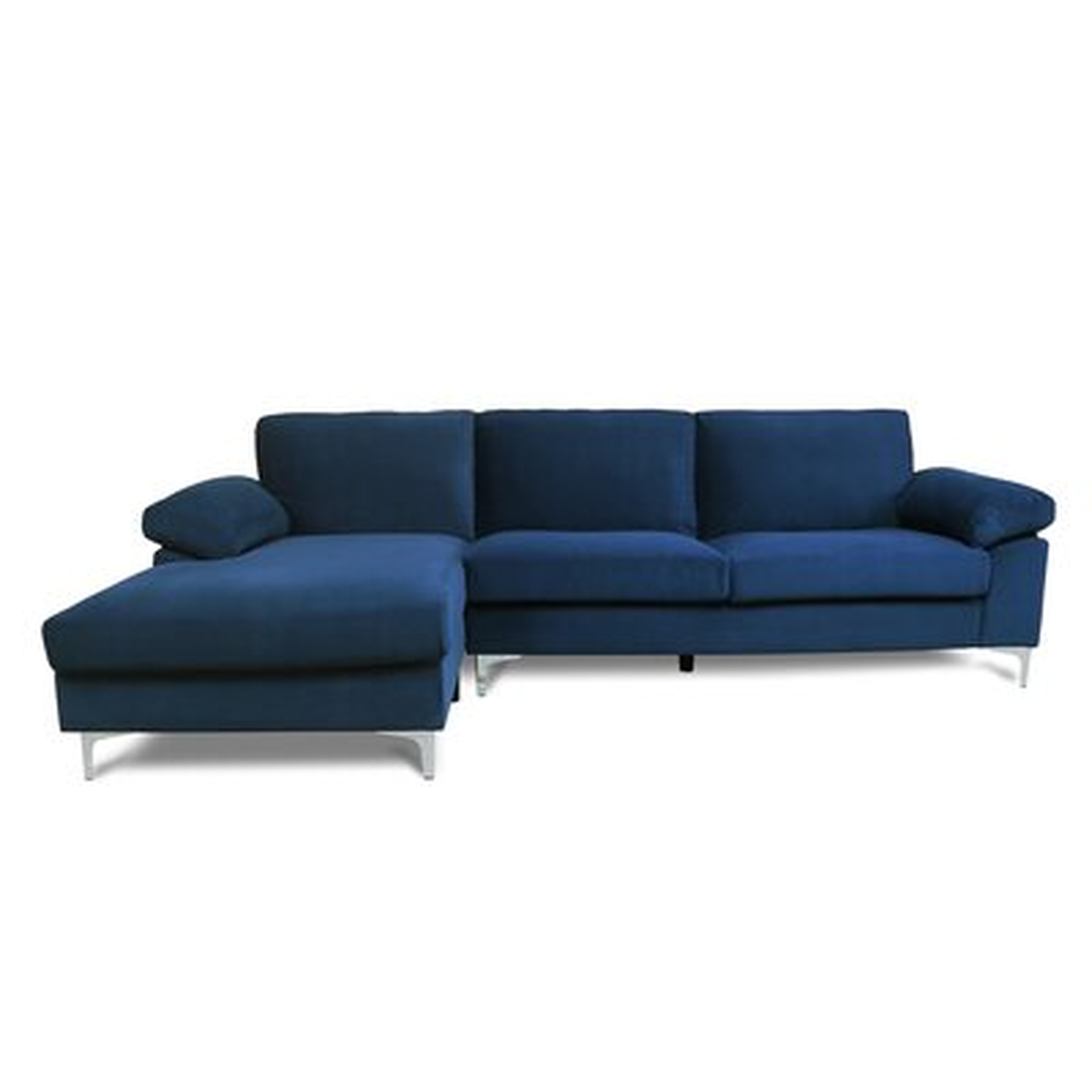 L-shape Velvet Sectional Sofa - Wayfair