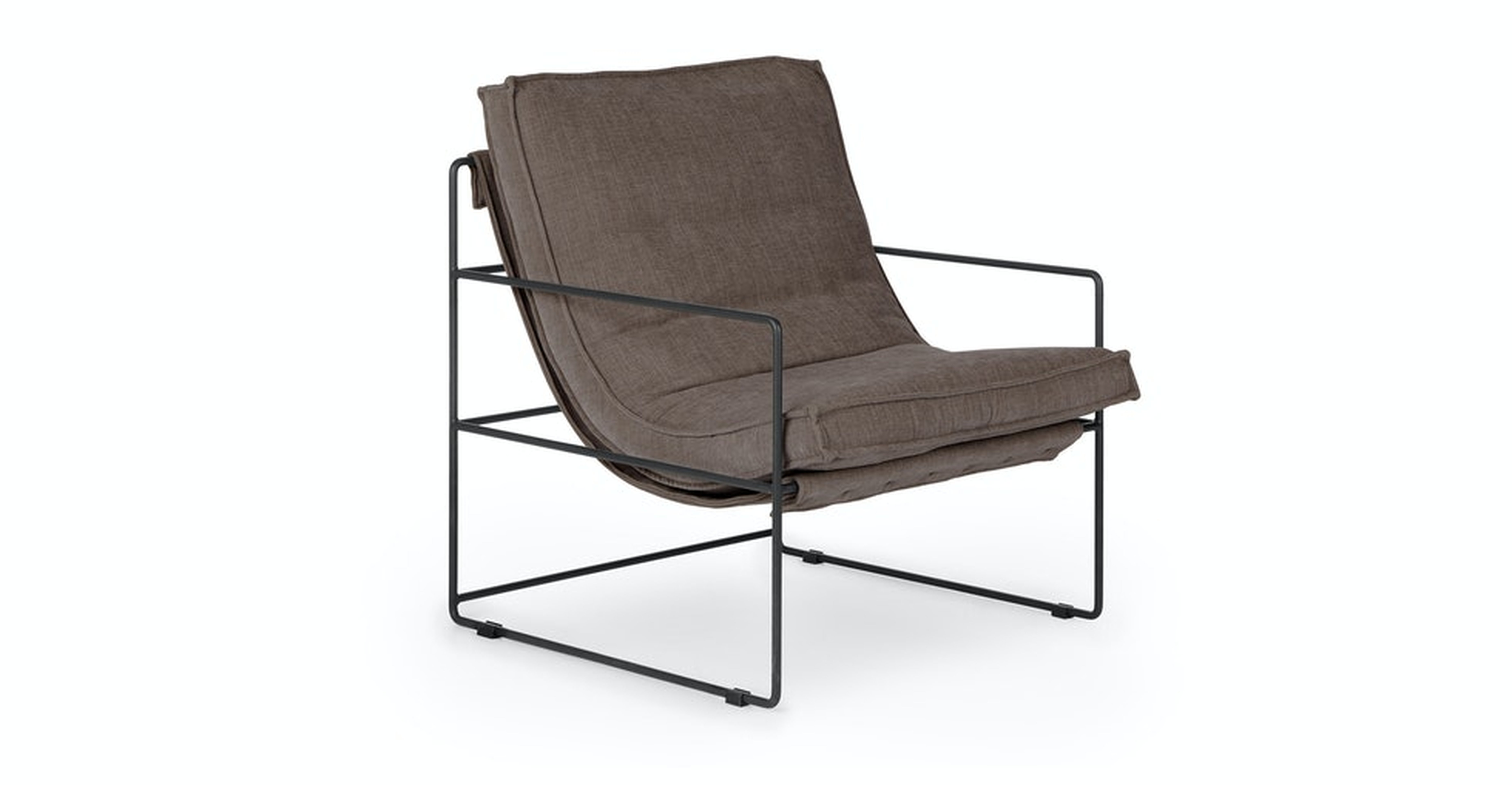 Entin Lounge Chair, Geo Gray - Article