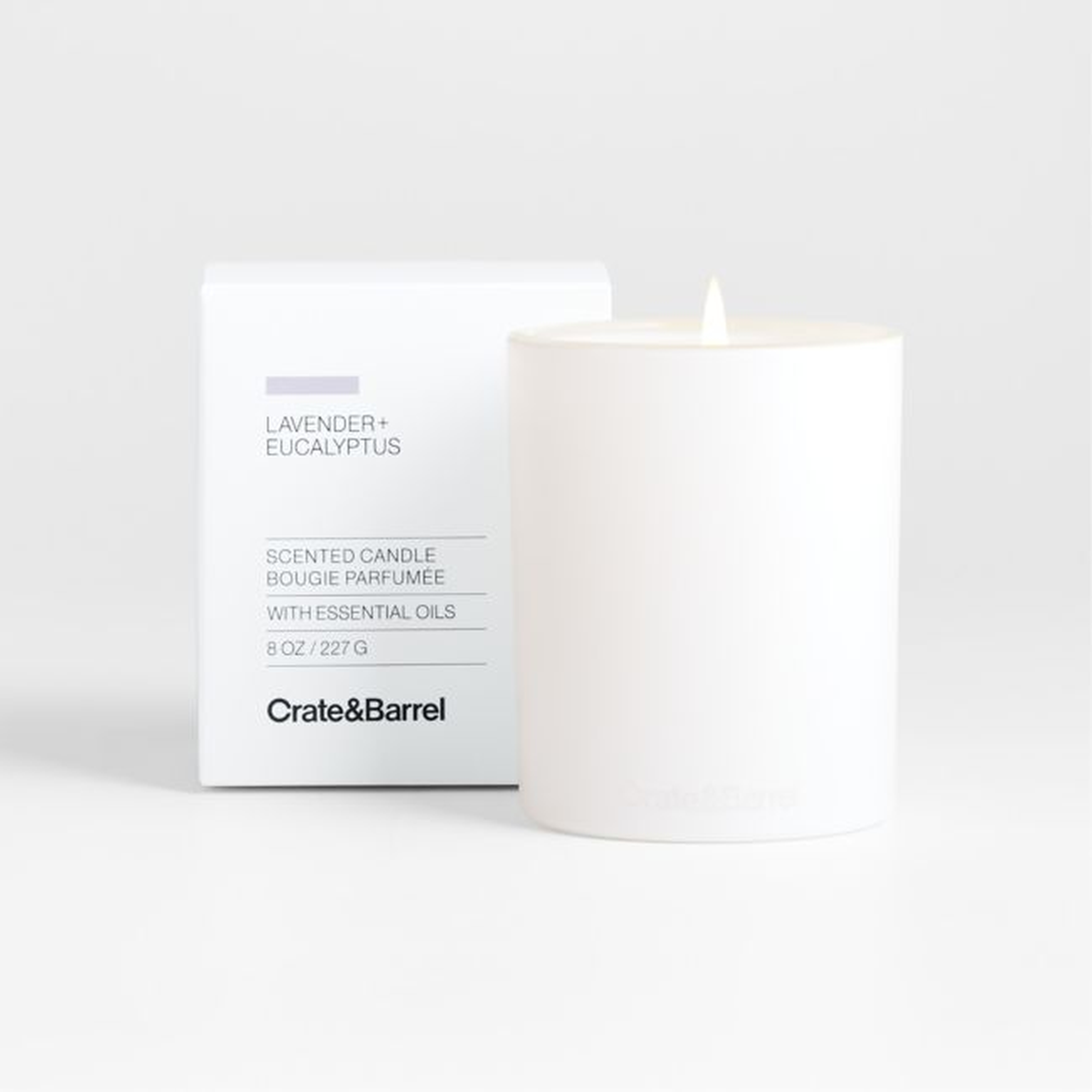 Lavender + Eucalyptus Candle - Crate and Barrel