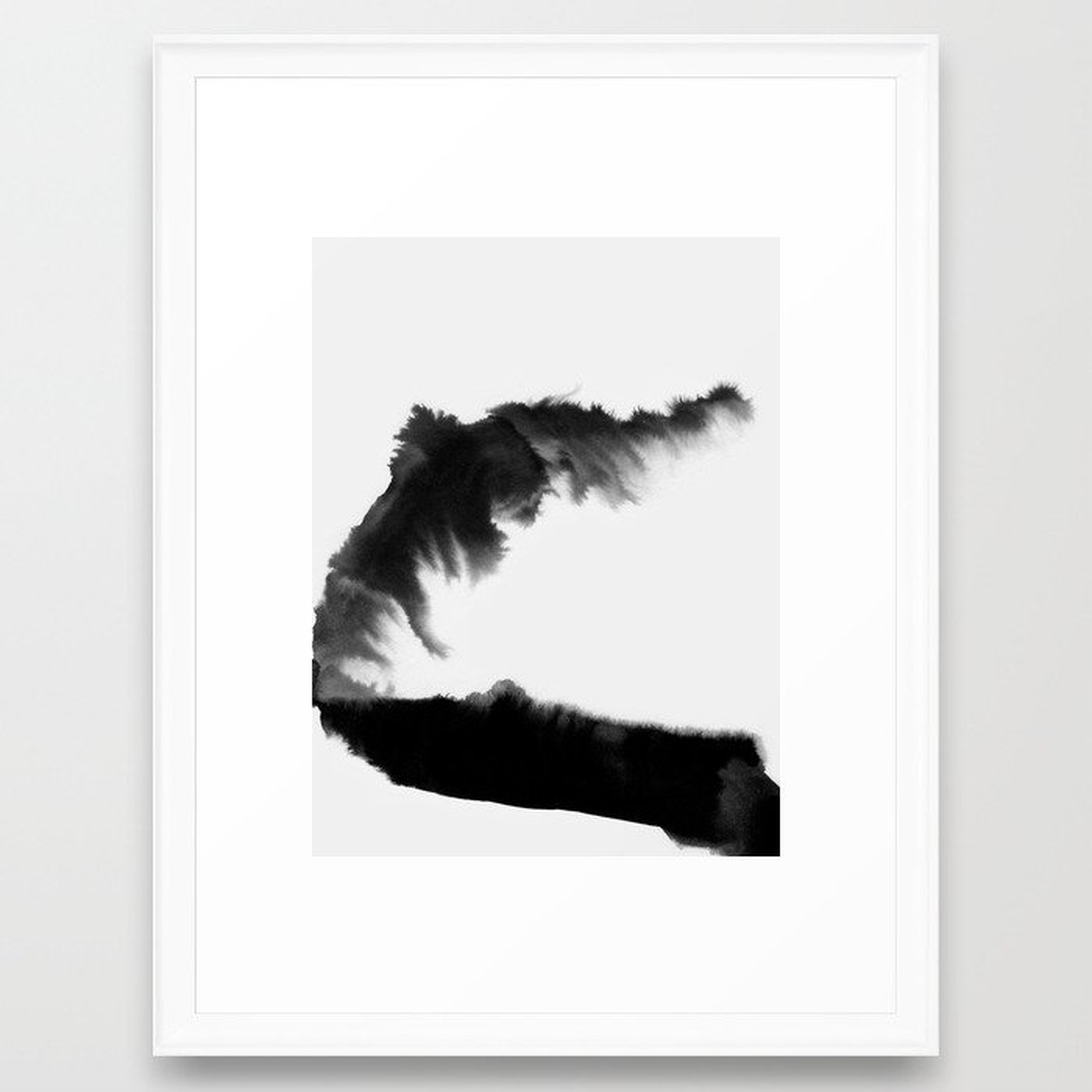 Double Black Framed Art Print by Georgiana Paraschiv - Scoop White - Medium(Gallery) 18" x 24"-20x26 - Society6
