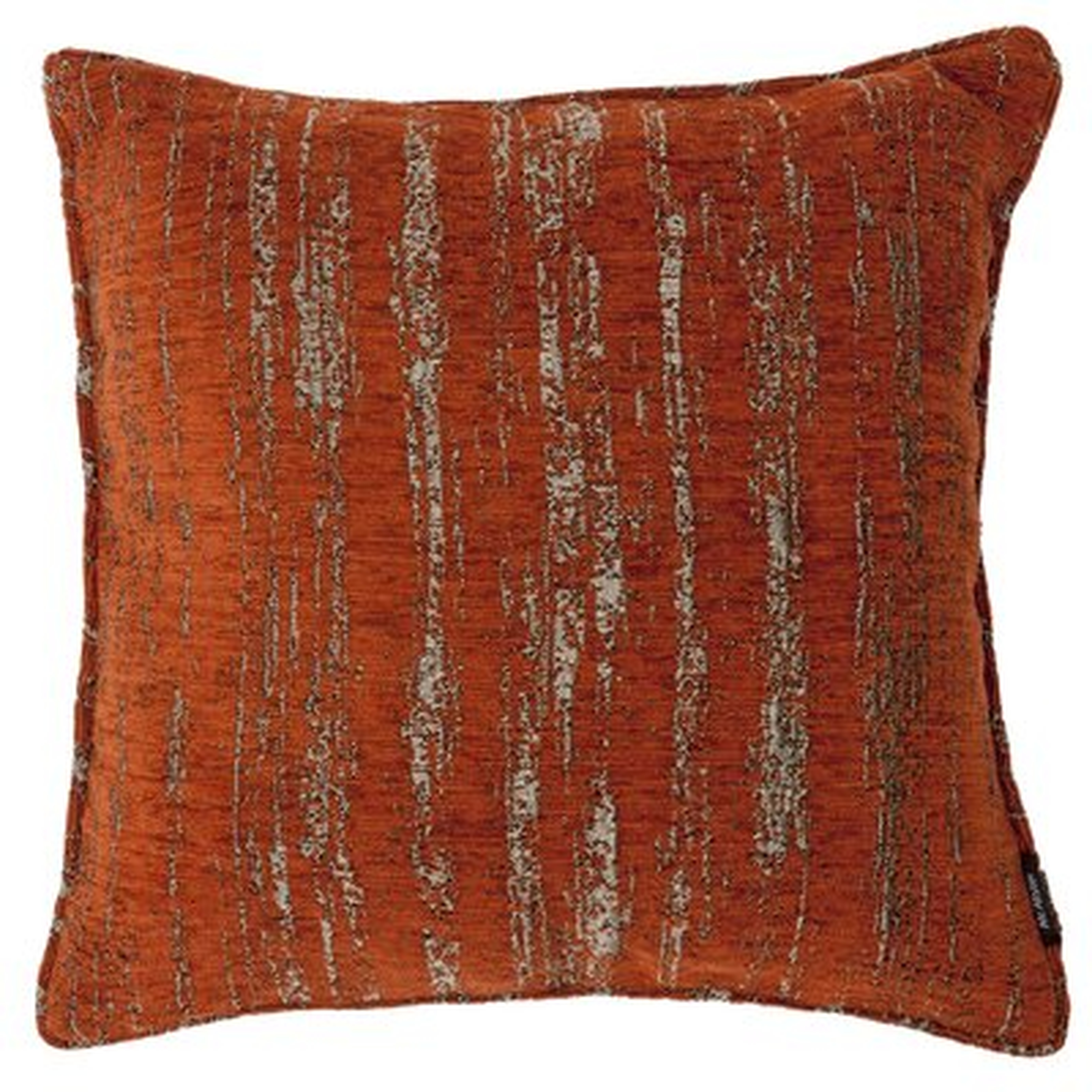 Textured Square Chenille Pillow Cover - Wayfair
