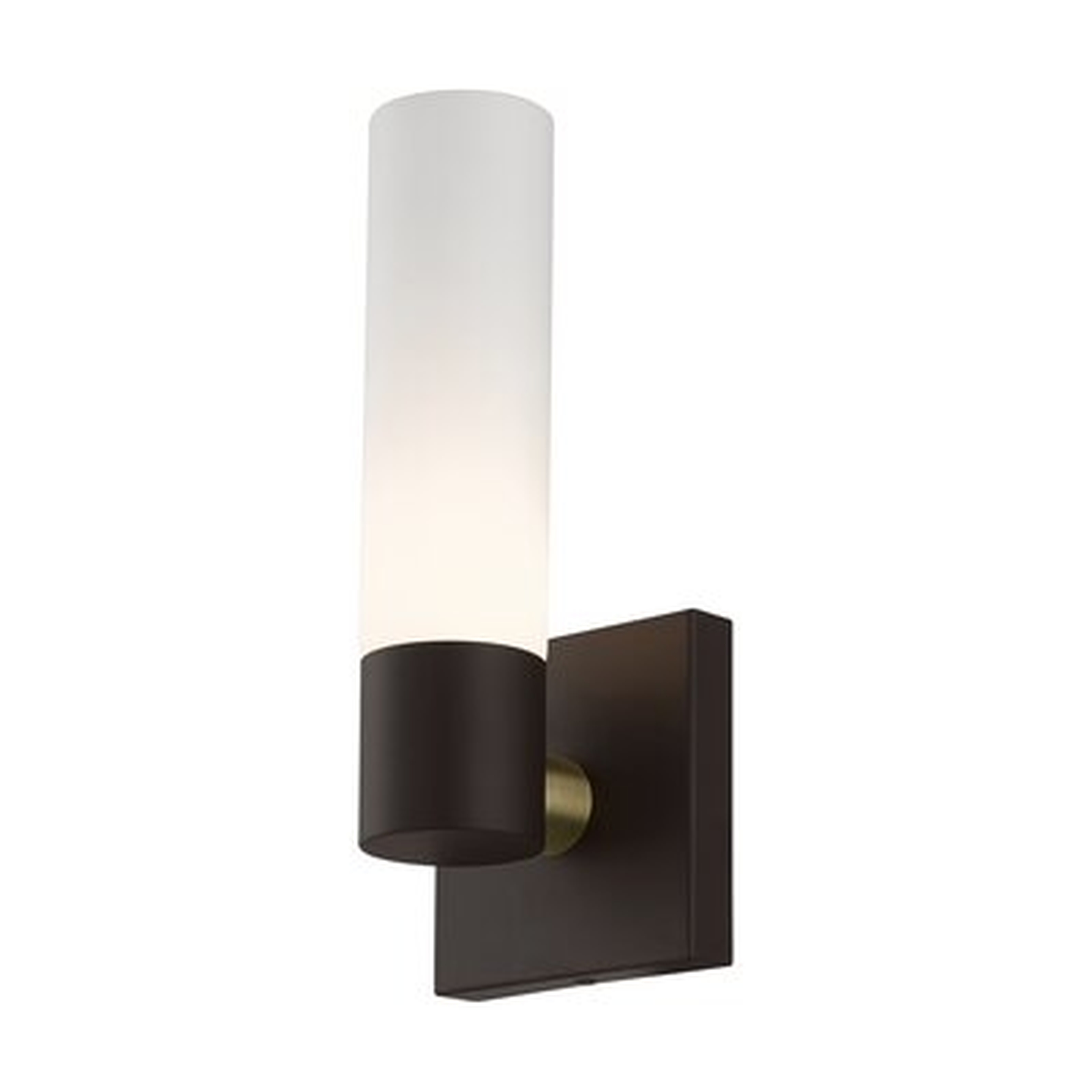 Kneeland 1 - Light Dimmable Armed Sconce - Wayfair