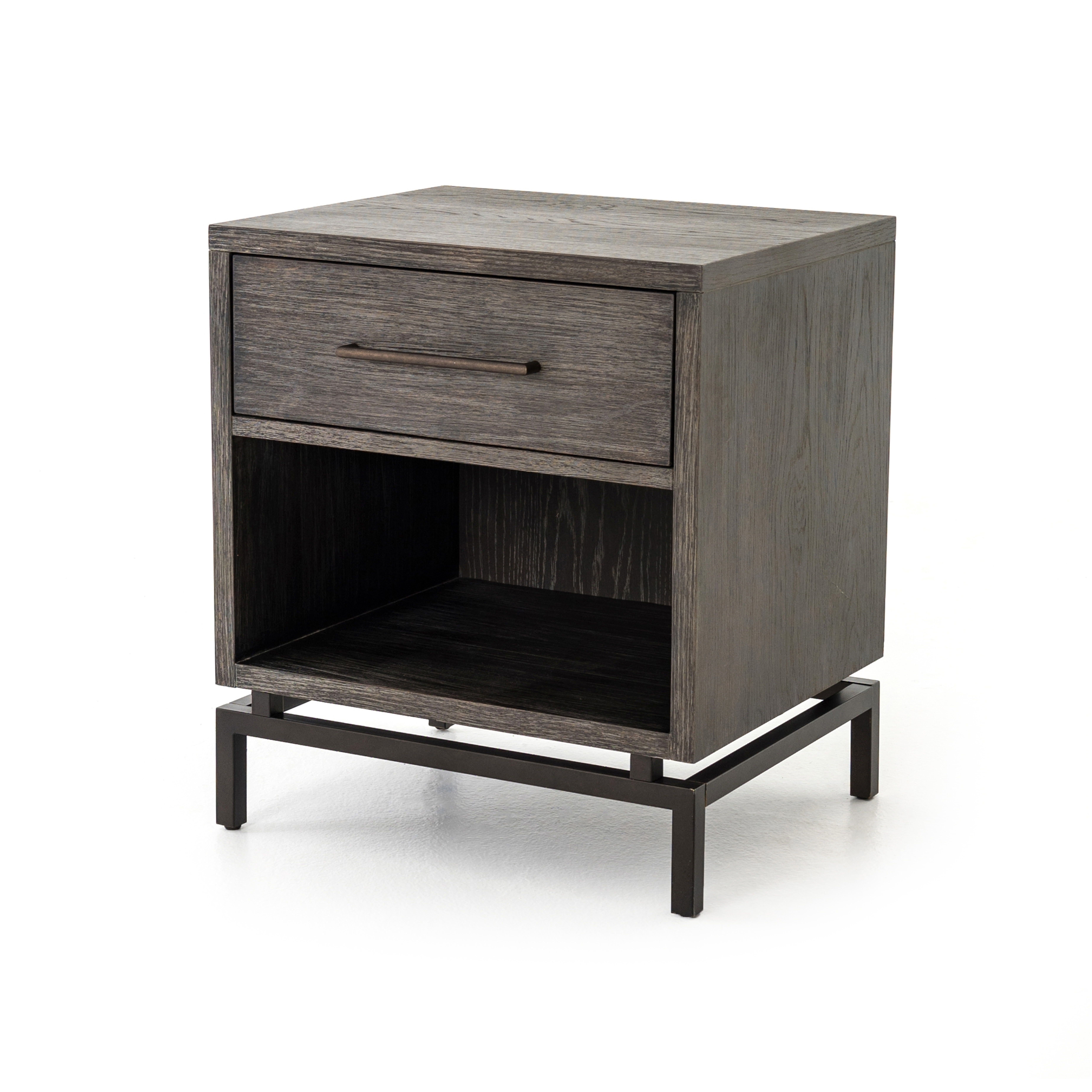 Greta Nightstand-Autumn Grey - Four Hands