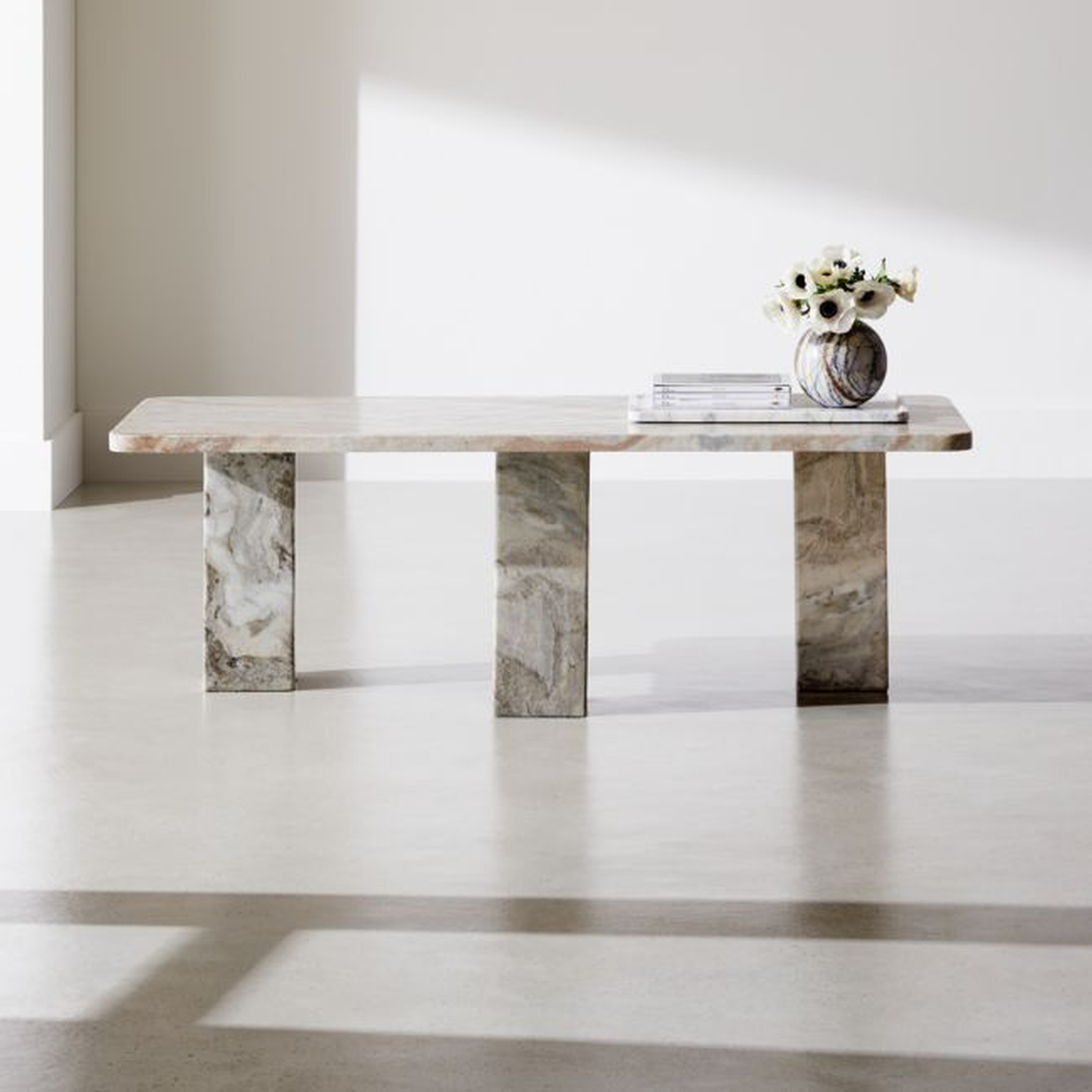 Statement Marble Coffee Table - CB2
