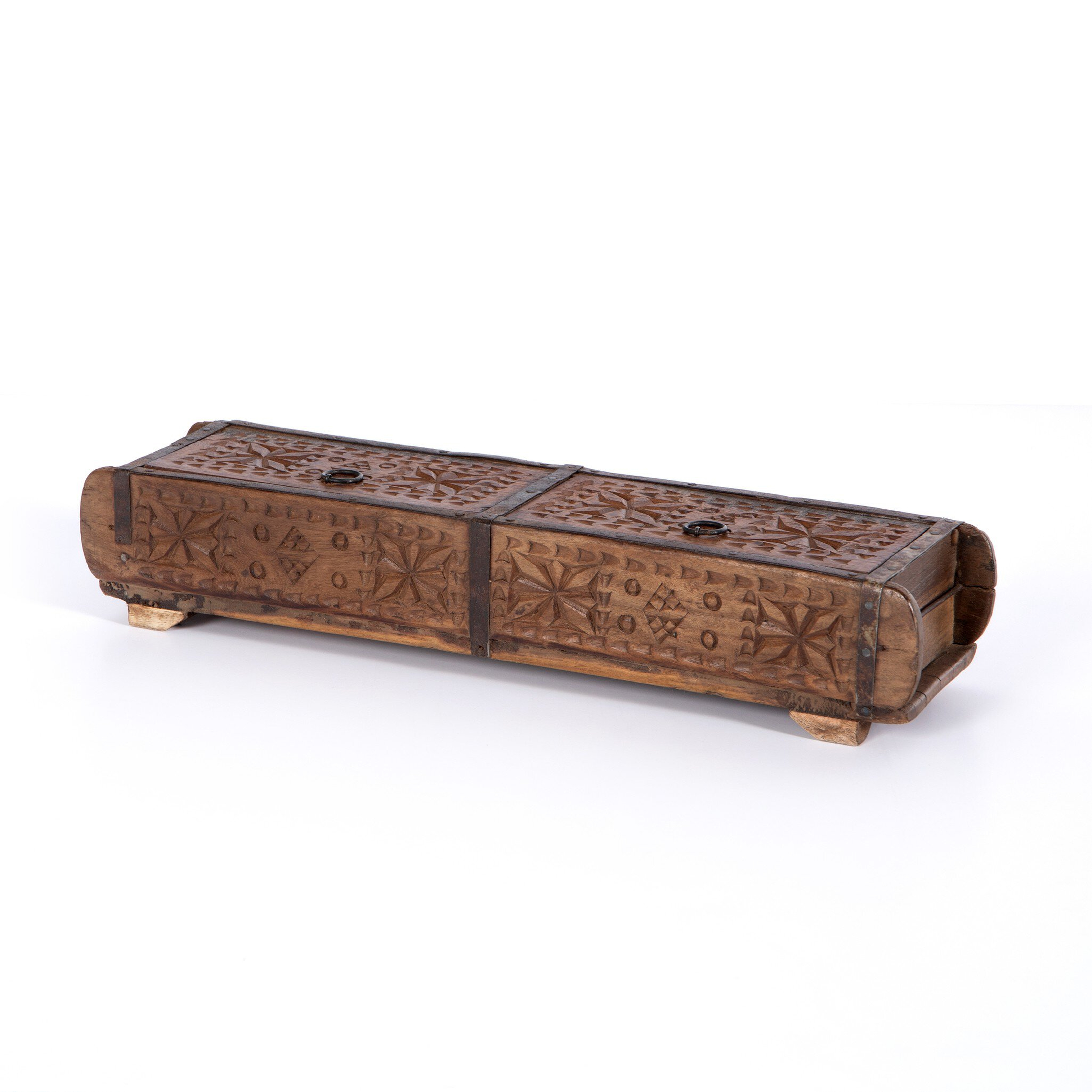 Found Carved Box - Reclaimed Natural - Four Hands