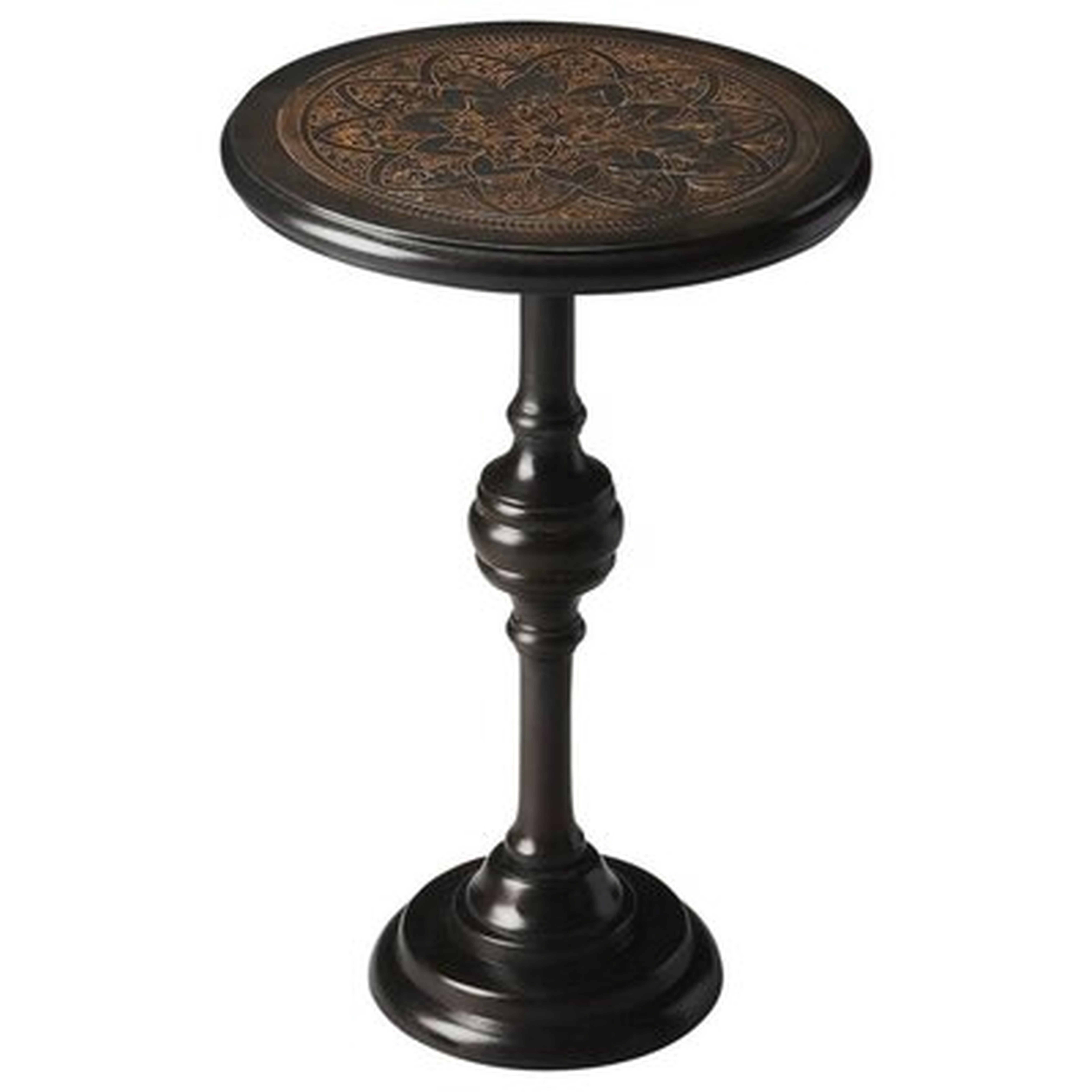 Arjun Solid Wood Pedestal End Table - Wayfair