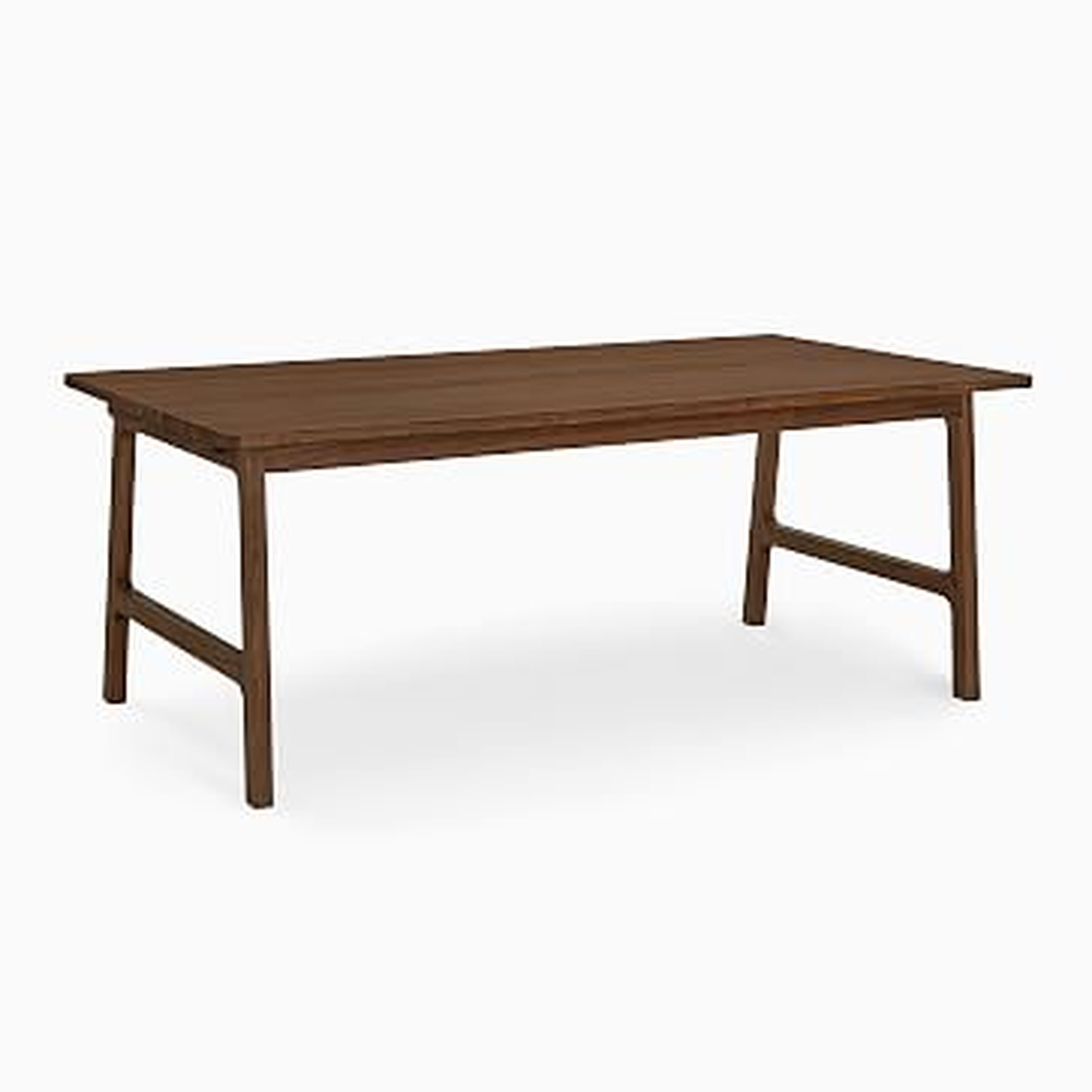 Carlisle Expandable Dining Table Walnut 74-106 in - West Elm