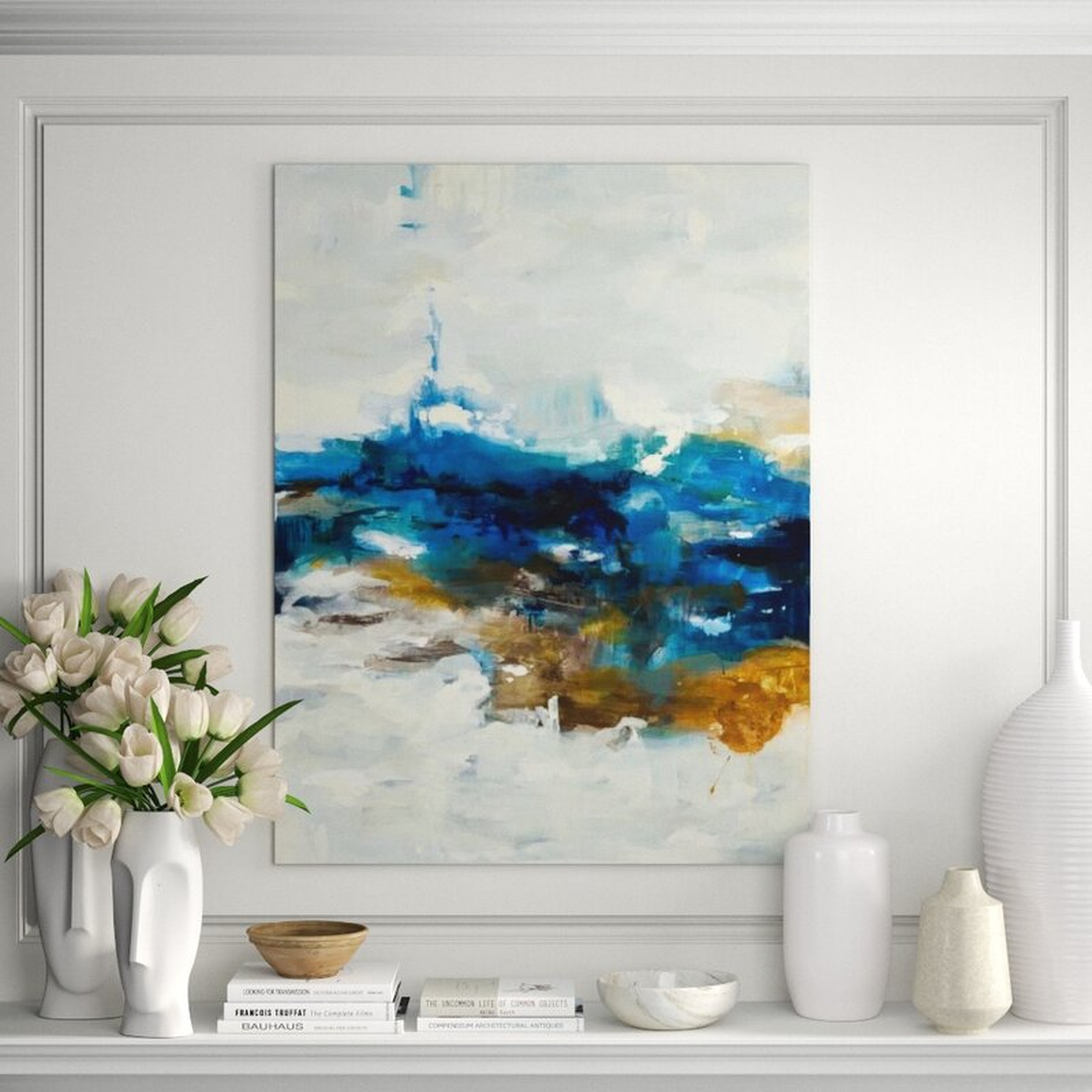 Chelsea Art Studio Far Ocean by Samuel Kane - Wrapped Canvas Painting - Perigold