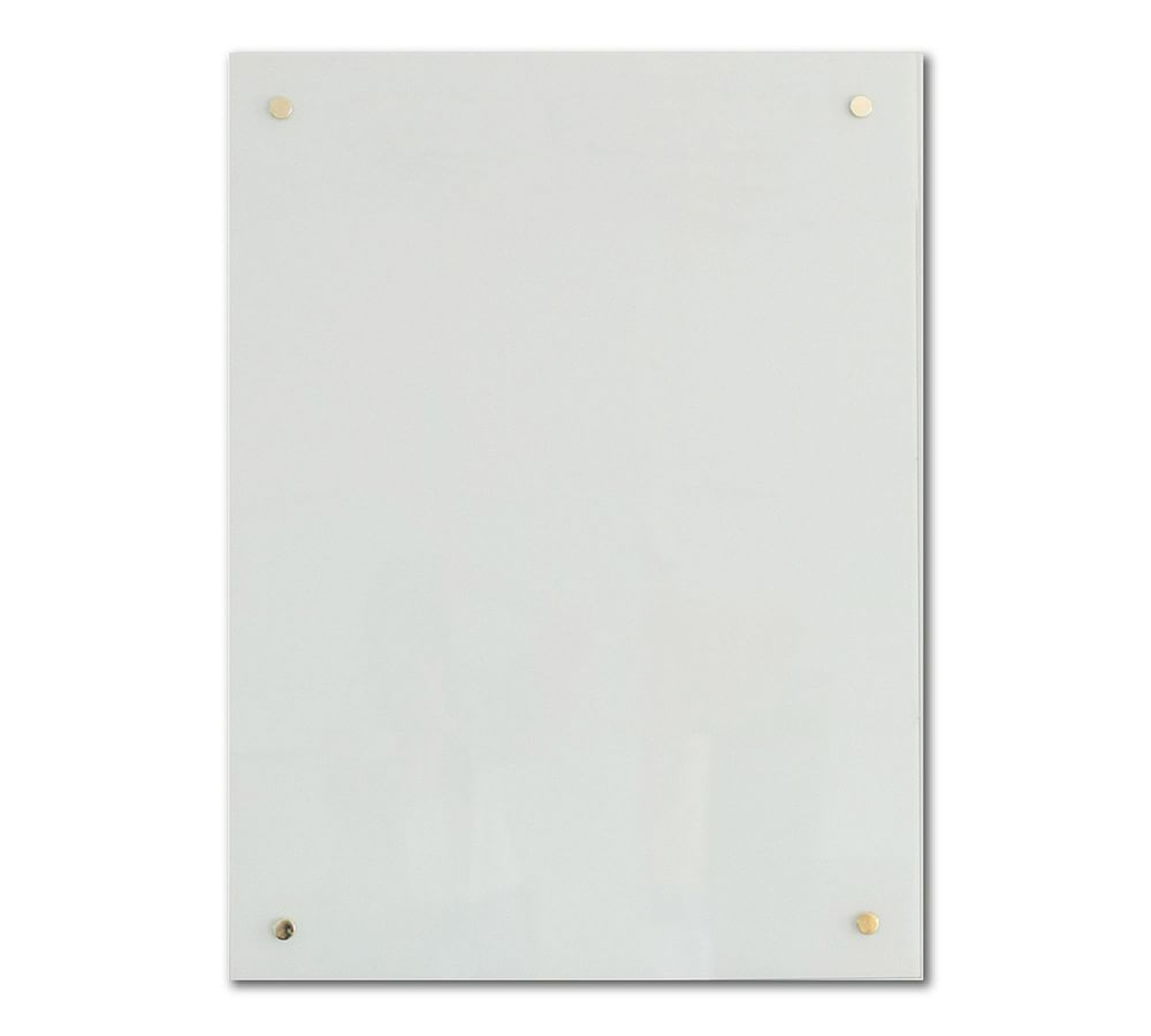 Glass Magnetic Dry Erase Board, White,16" x 20" - Pottery Barn
