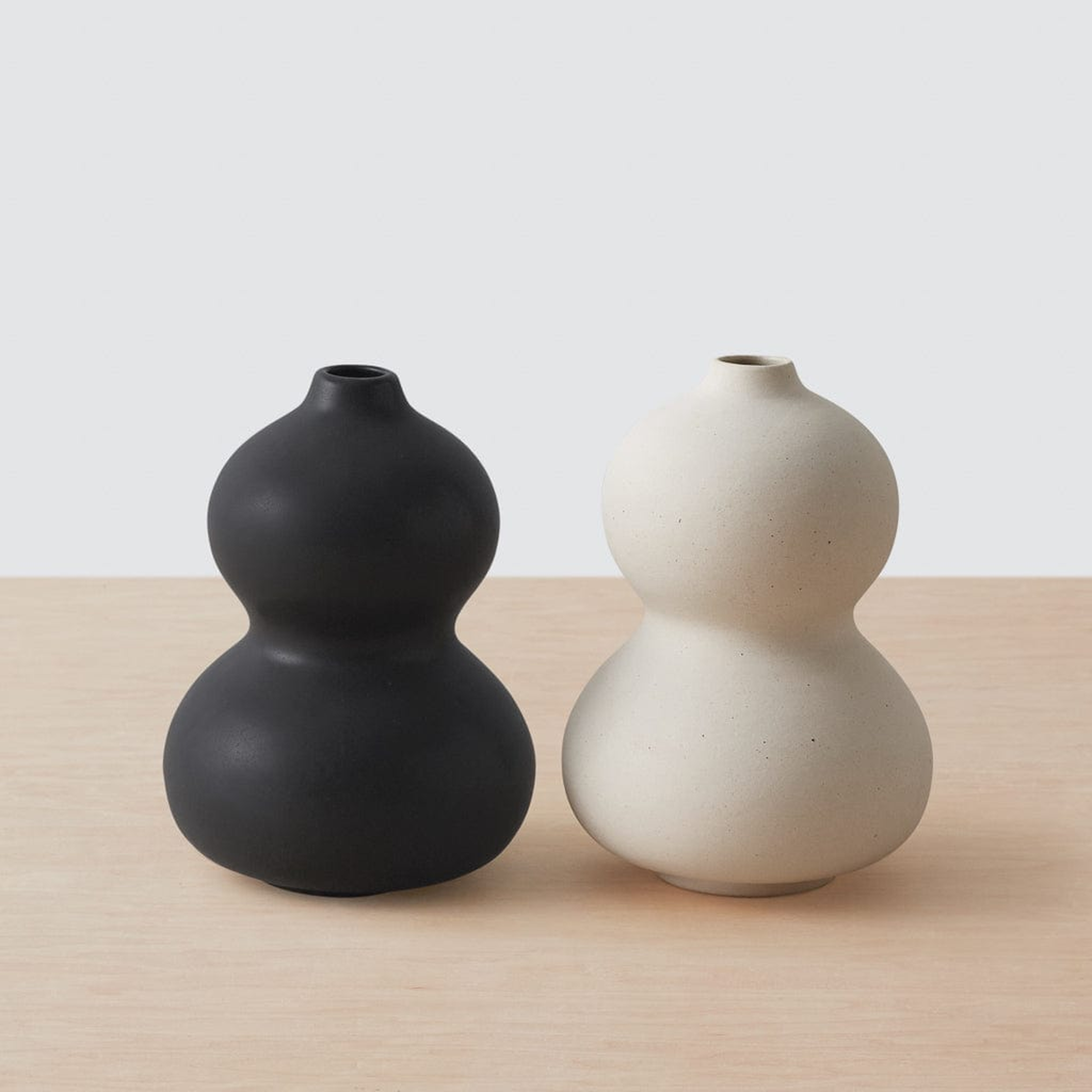 The Citizenry Hansa Vase Set of 2 | Black - The Citizenry