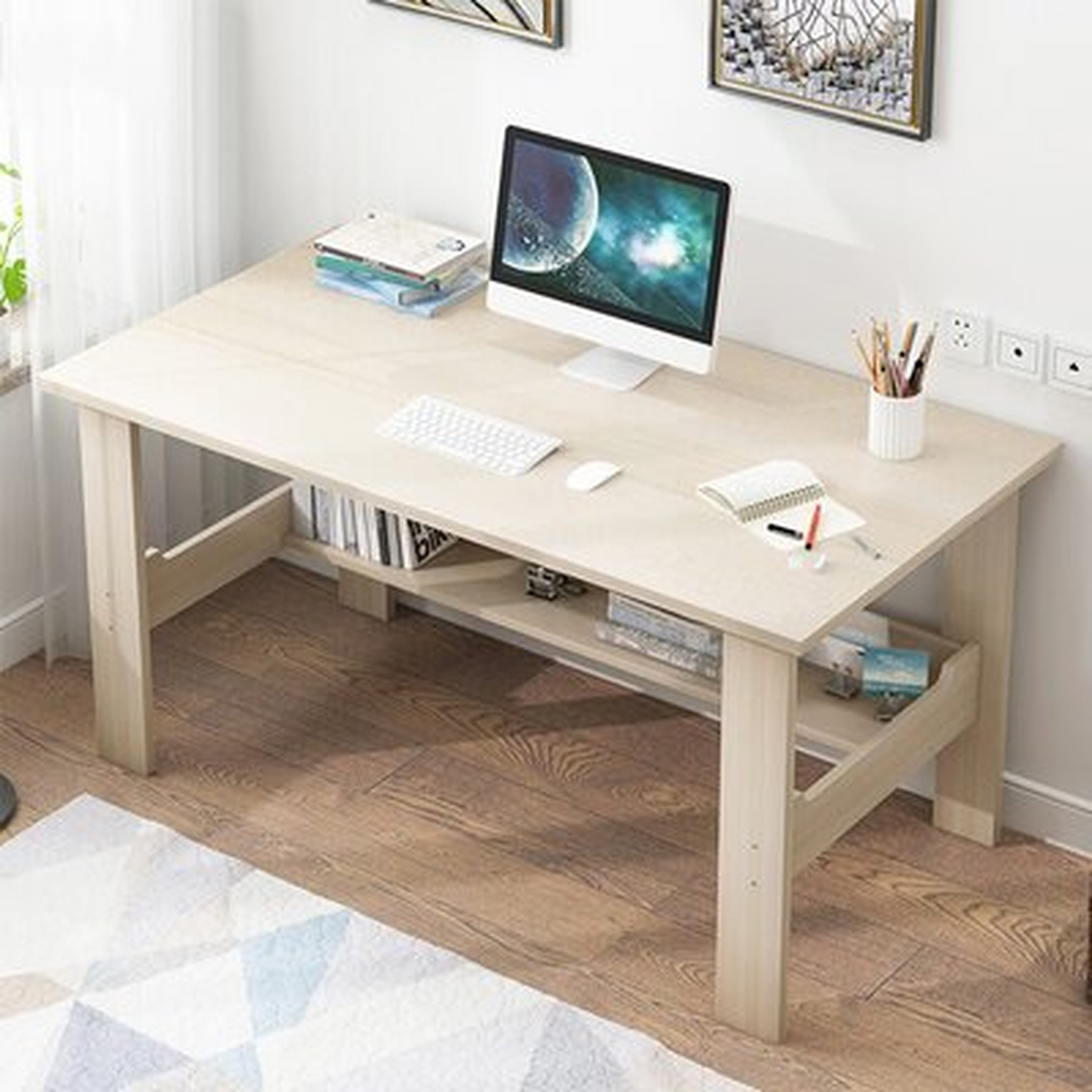 Antyon Solid Wood Desk - Wayfair