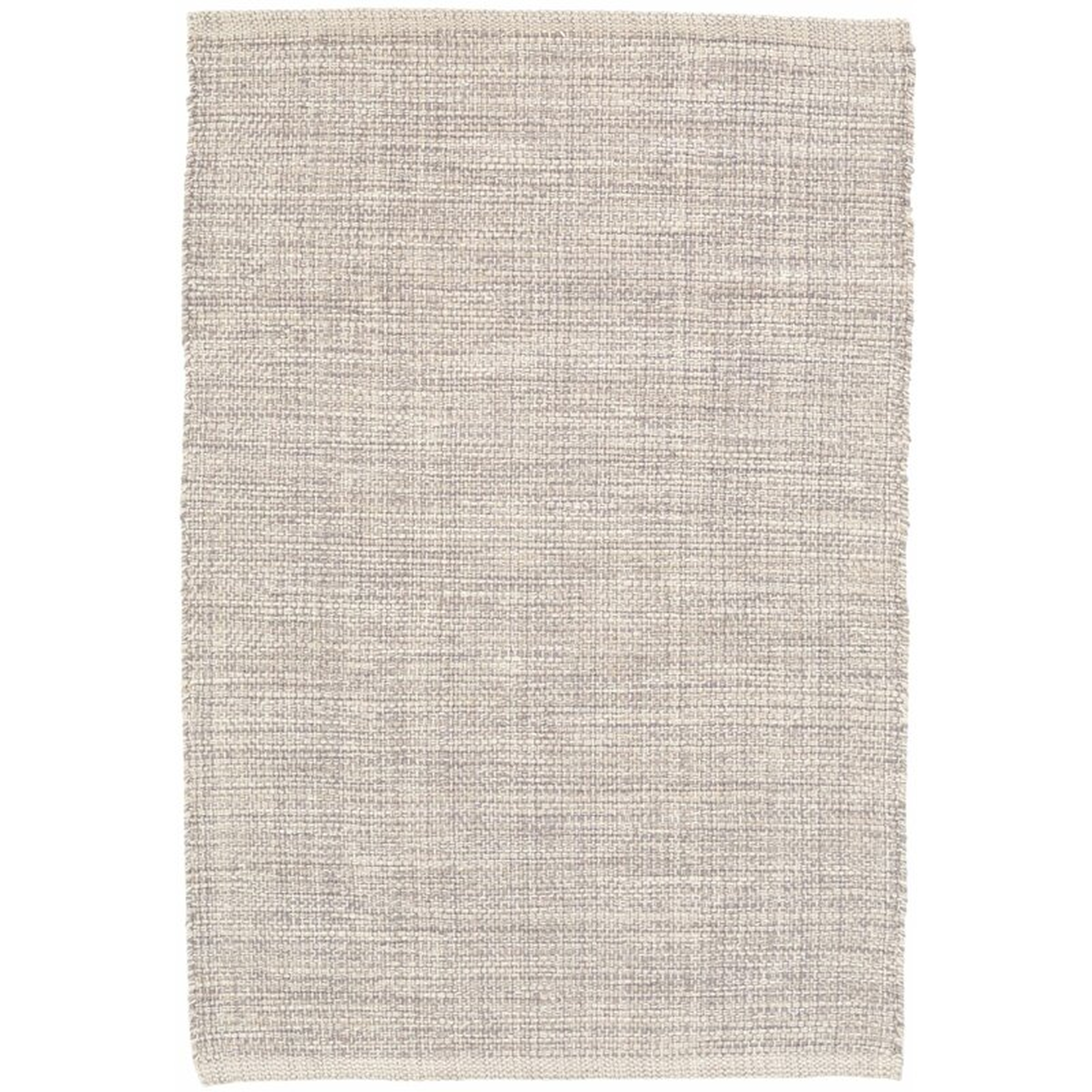 Dash and Albert Rugs Marled Grey Handwoven Cotton Rug - Perigold