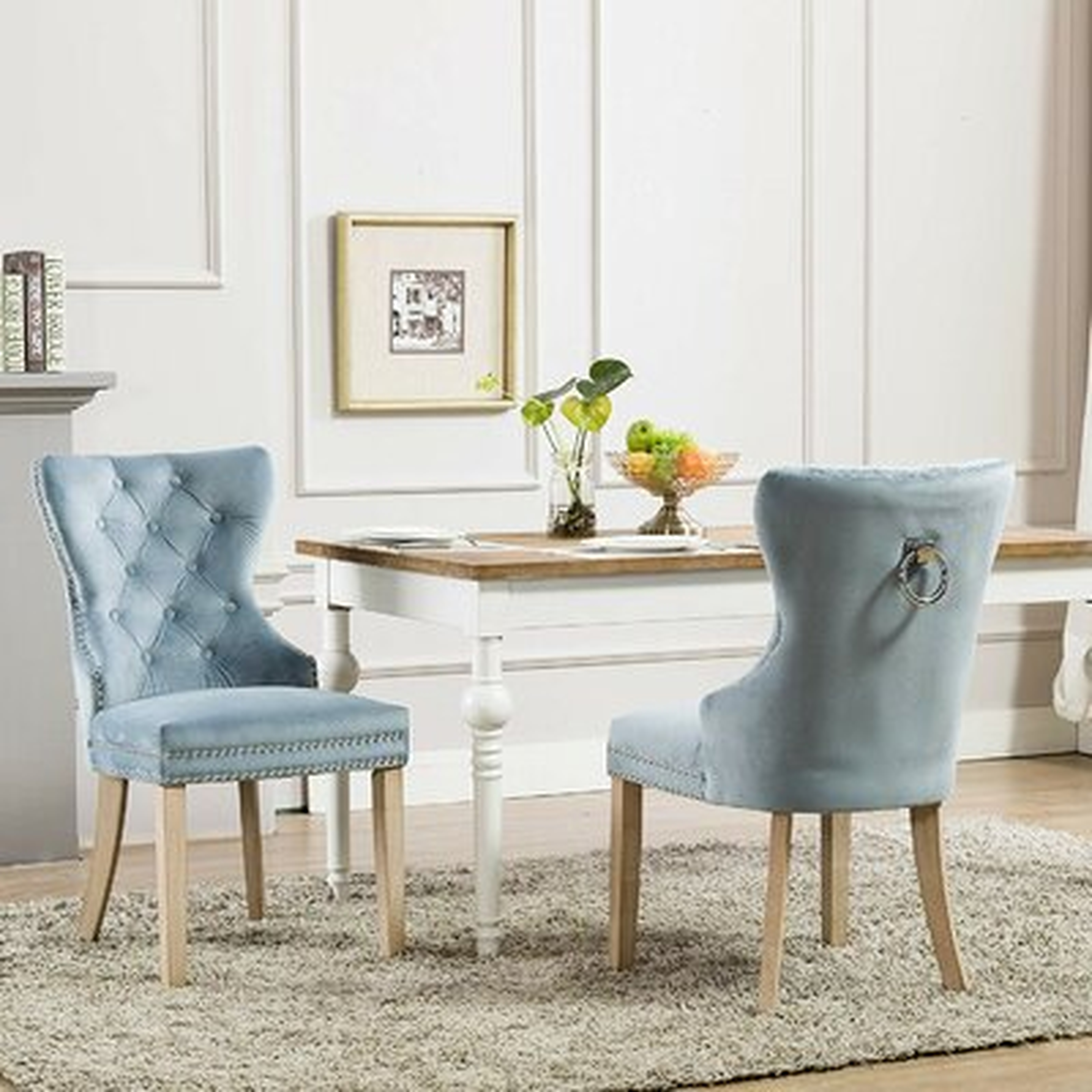 Wallick Tufted Velvet Upholstered Dining Chair - Wayfair