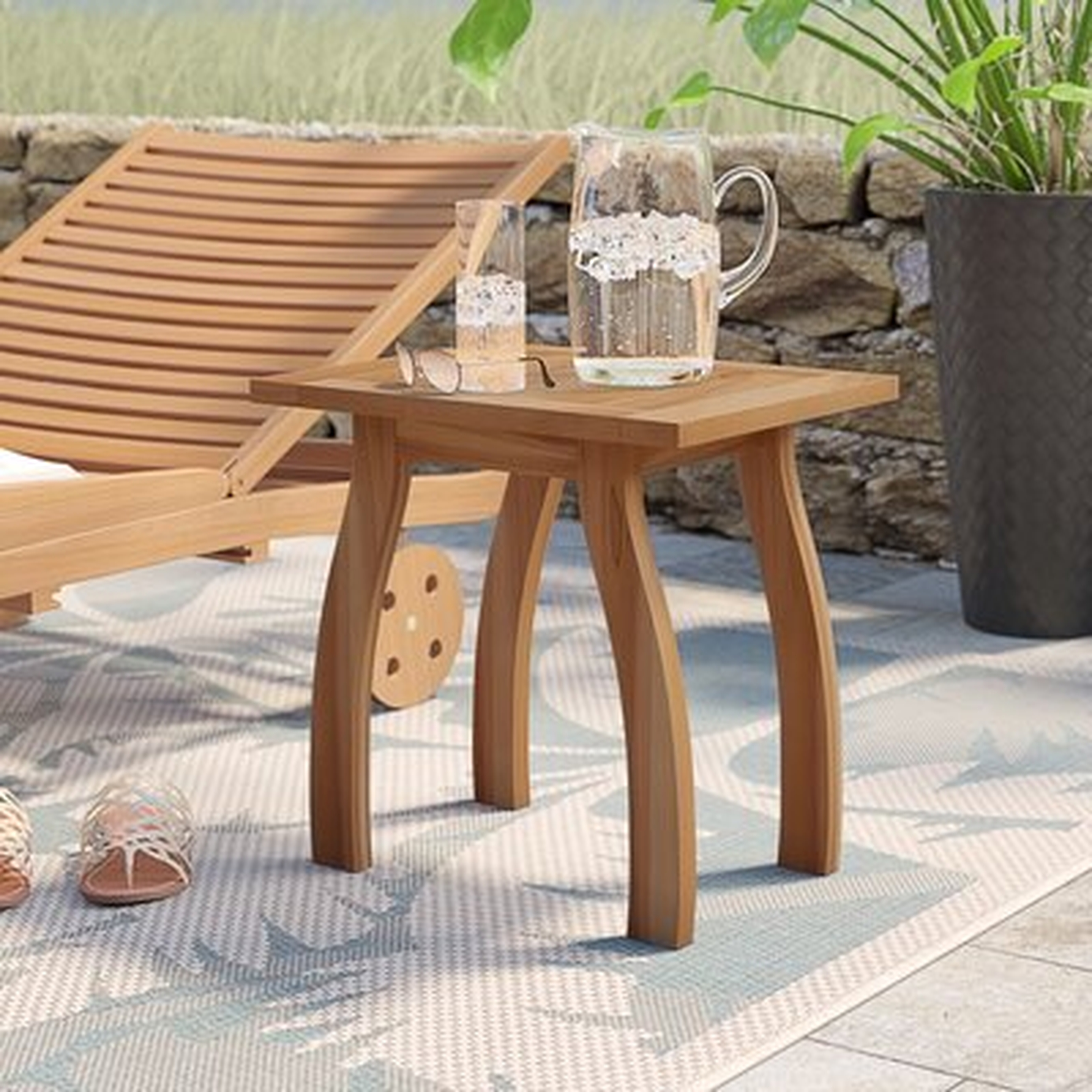 Keegan Solid Wood Side Table - Wayfair