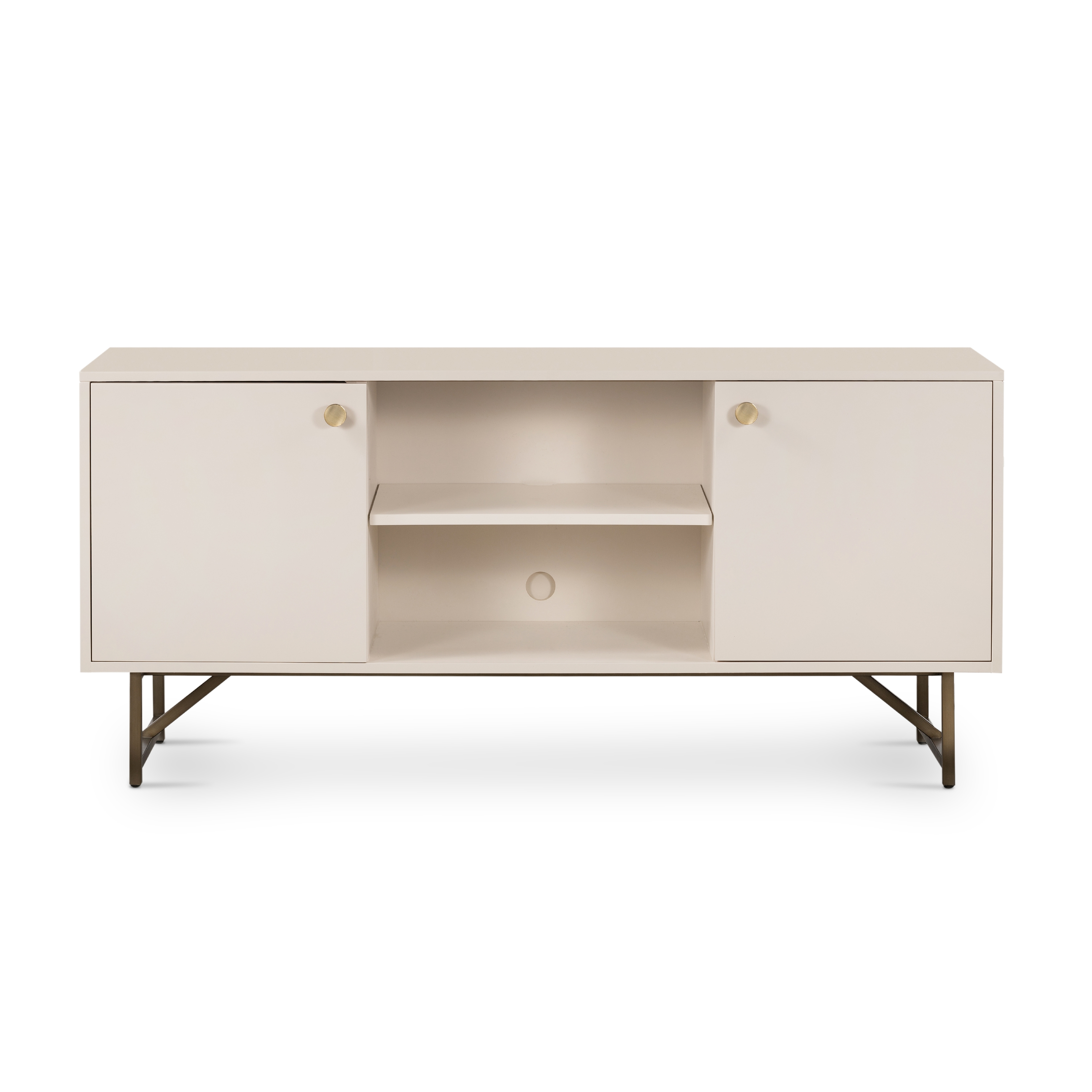 Van Media Console-Matte Alabaster - Four Hands