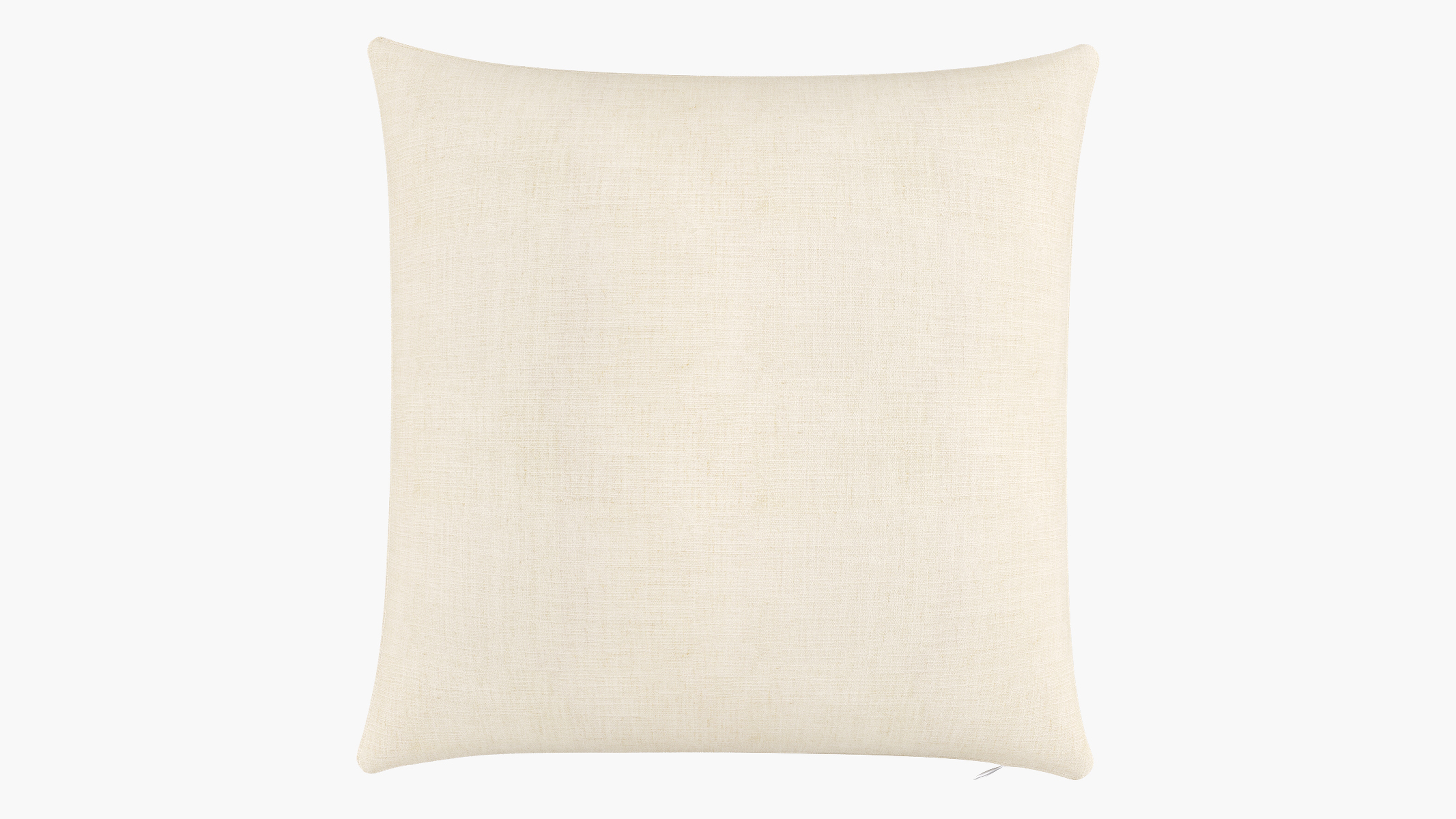 Throw Pillow 22", Talc Everyday Linen, 22" x 22" - The Inside