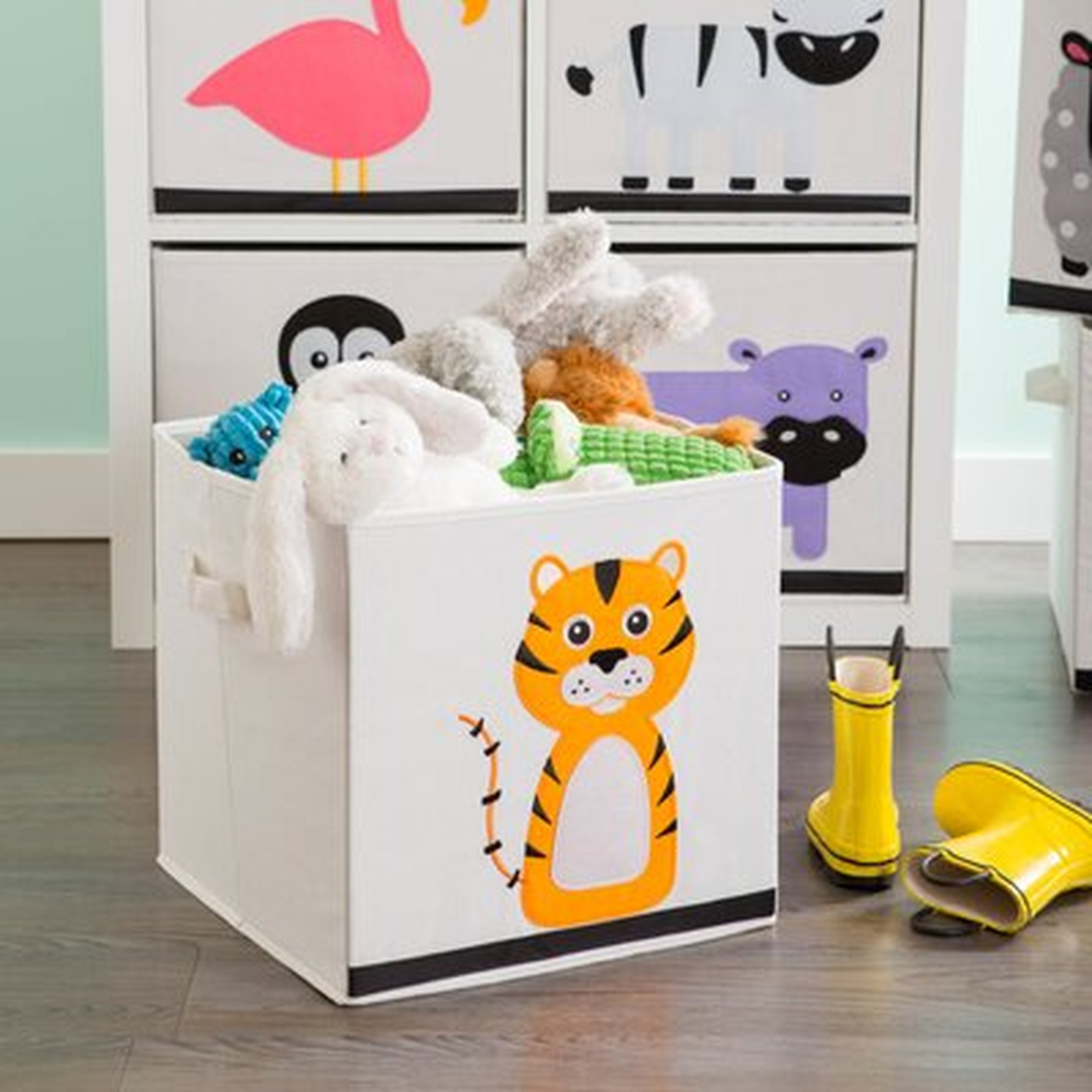 Riordan Tiger Toy Organizer Toy Box - Wayfair