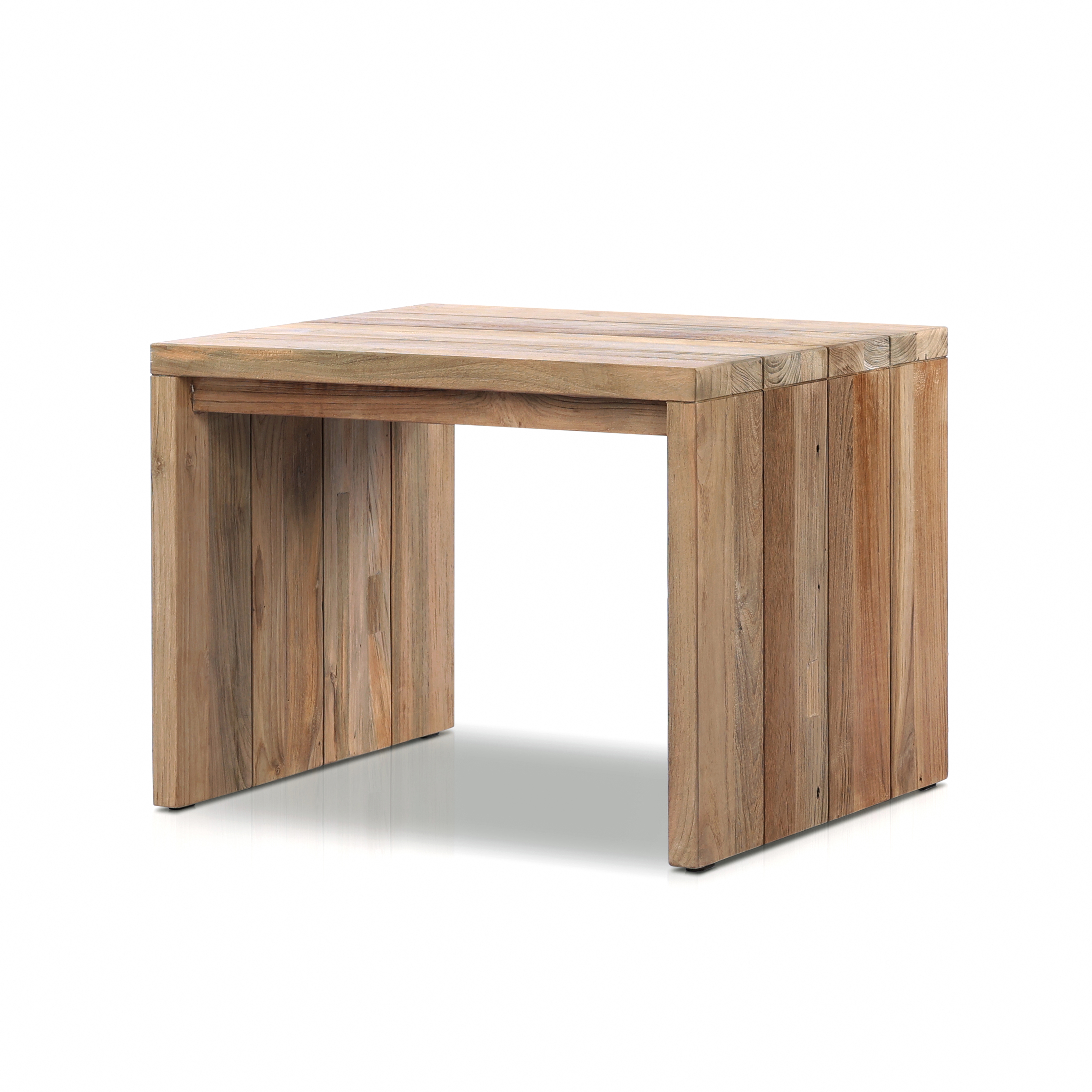 Gilroy Outdoor End Table - Reclaimed Natural FSC - Four Hands
